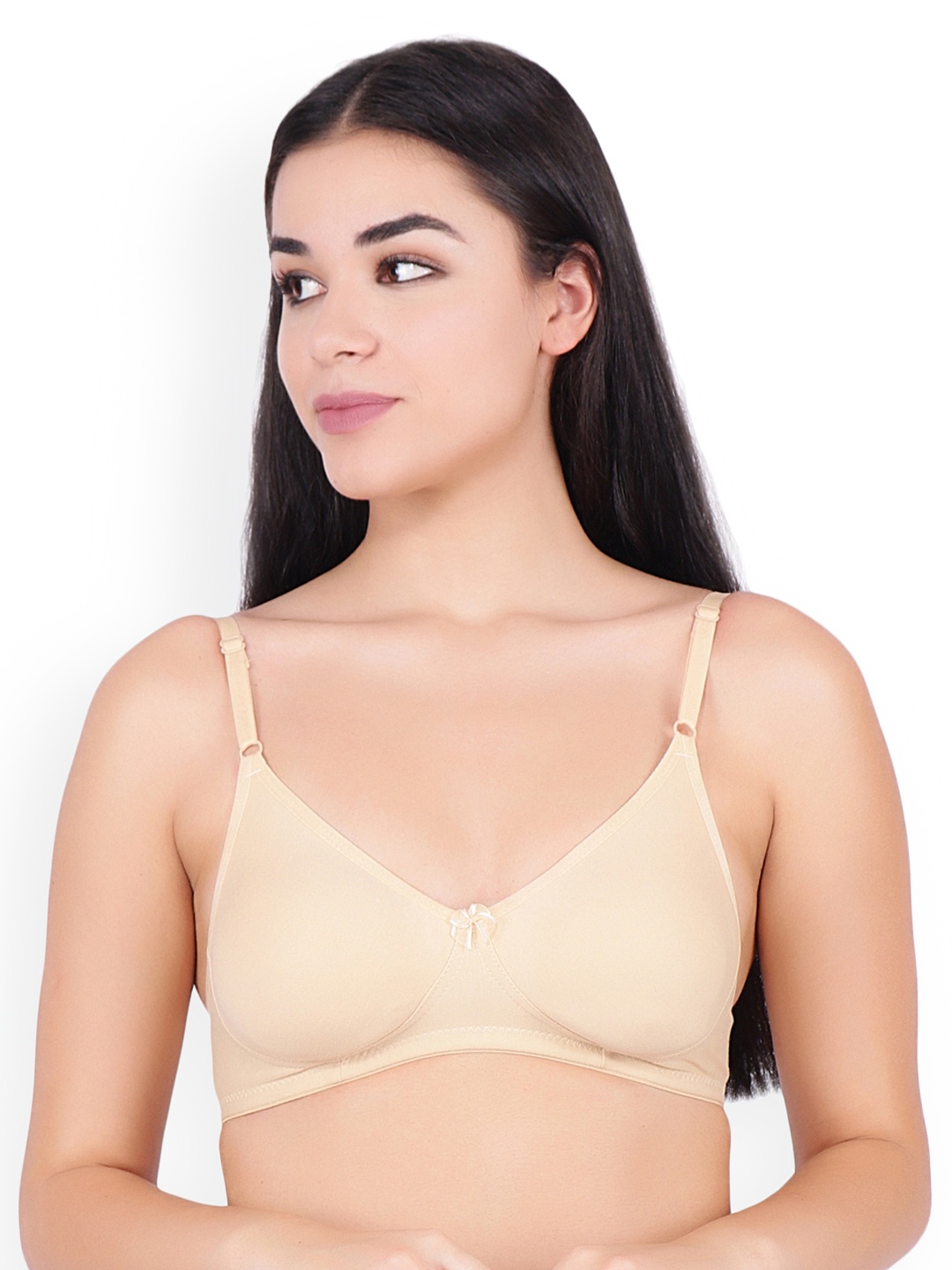 

Floret Set Of 3 Beige Solid Non-Wired Non Padded T-shirt Bra Lizza_Skin-Skin-Skin_30B