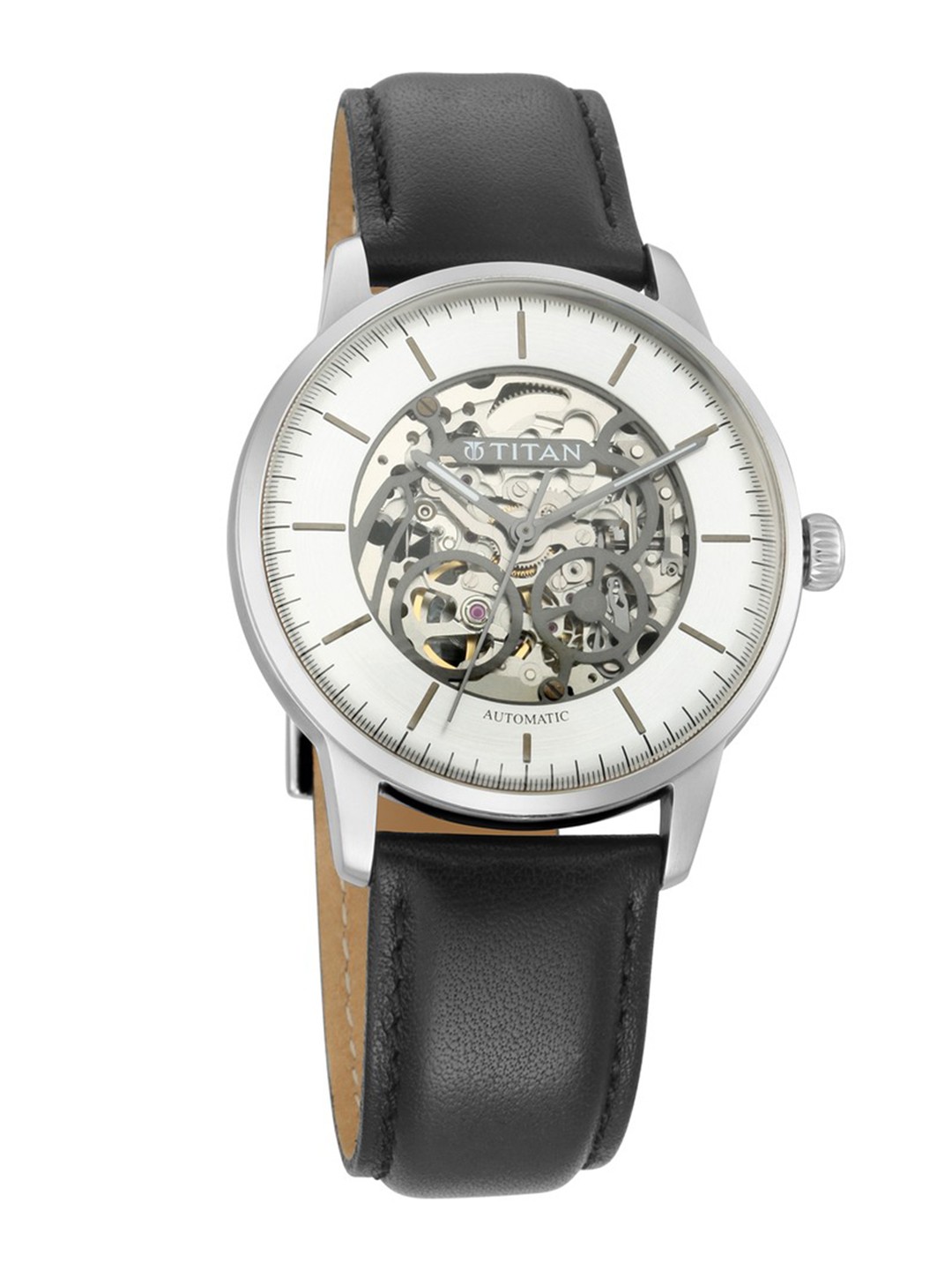 

Titan Mechanical Men Silver Analogue watch 90110SL01