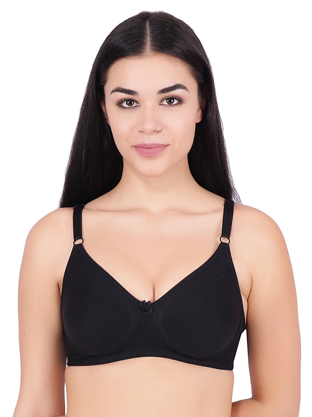 

Floret Set Of 3 Solid Non-Wired Non Padded T-shirt Bra Lizza_Black-Black-Black_30B