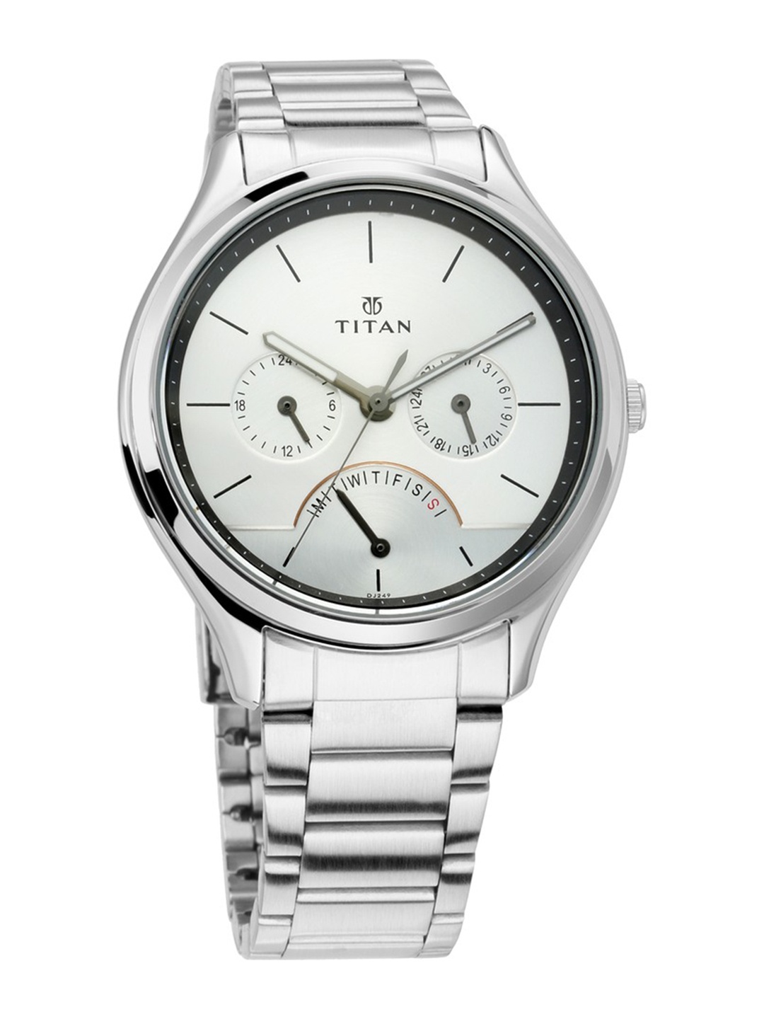 

Titan Neo Men Silver Analogue watch 1803SM01