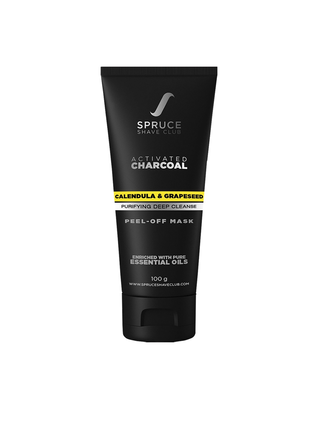 

Spruce Shave Club Men Blue Charcoal Peel Off Mask 100g, Black
