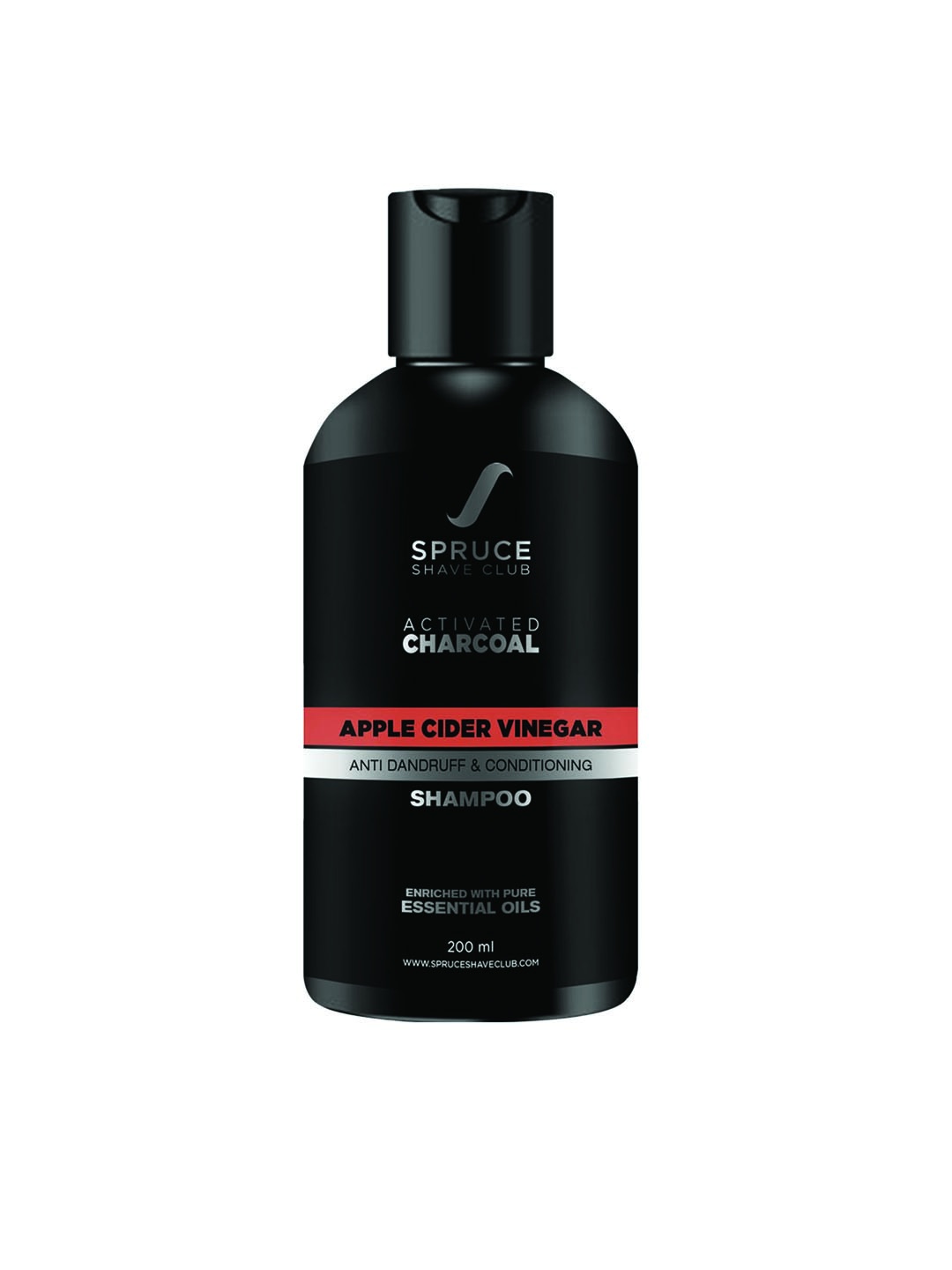 

Spruce Shave Club Men Black Charcoal & Apple Cider Vinegar Shampoo 200ml