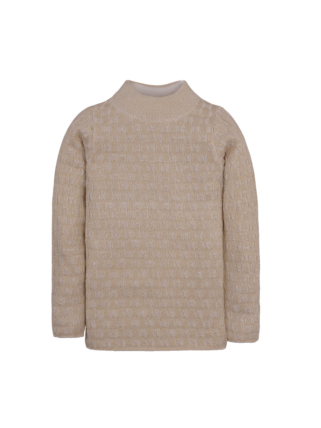

RVK Girls Gold-Toned Solid Sweater