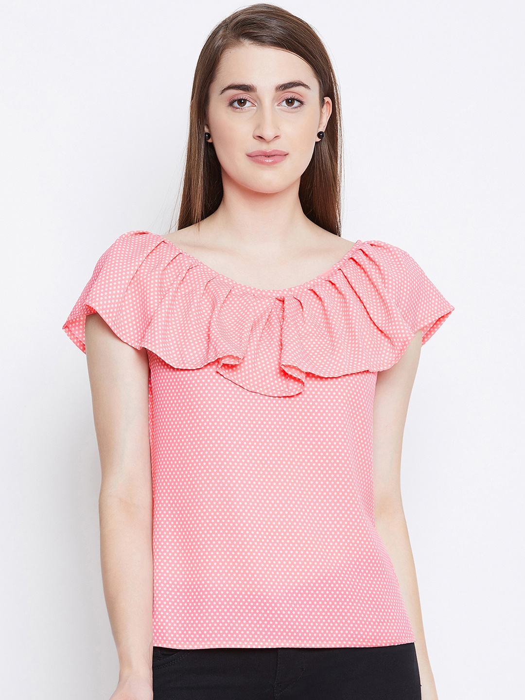 

Ruhaans Women Pink Printed Top