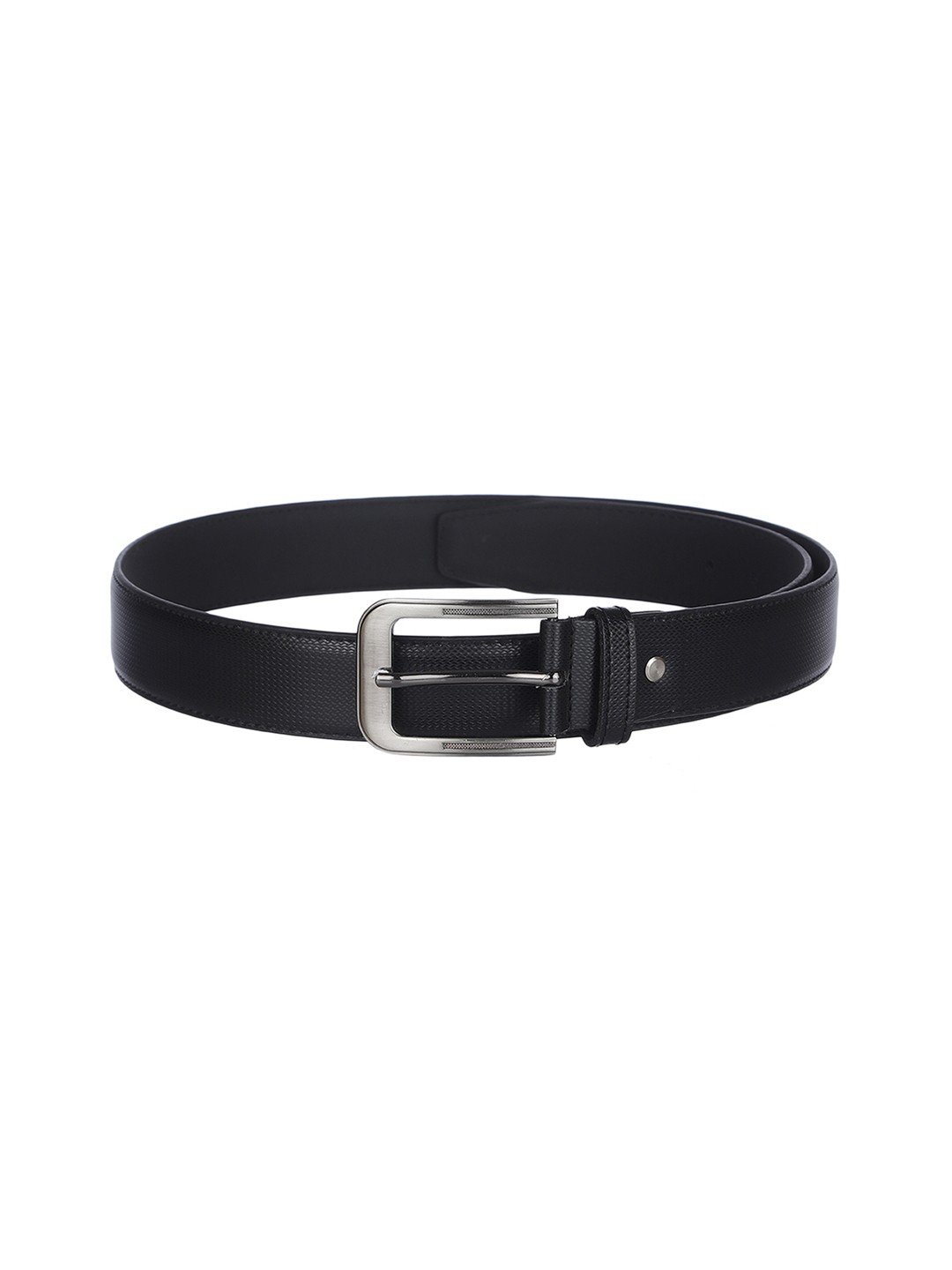 

Kara Men Black Textured Leather Belt