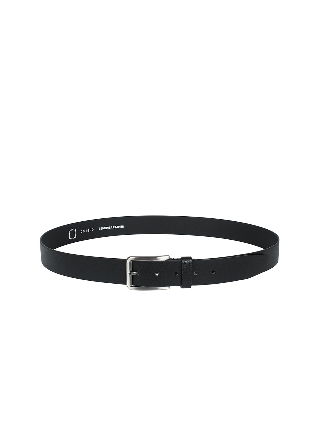 

amicraft Men Black Solid Leather Belt