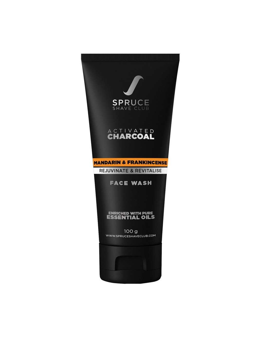 

Spruce Shave Club Men Black Charcoal Face Wash With Natural Honey 100g
