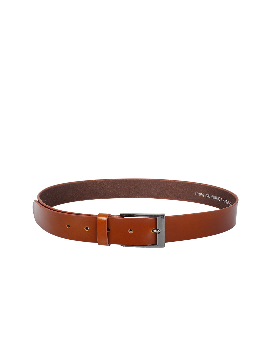 

amicraft Men Tan Brown Leather Solid Belt