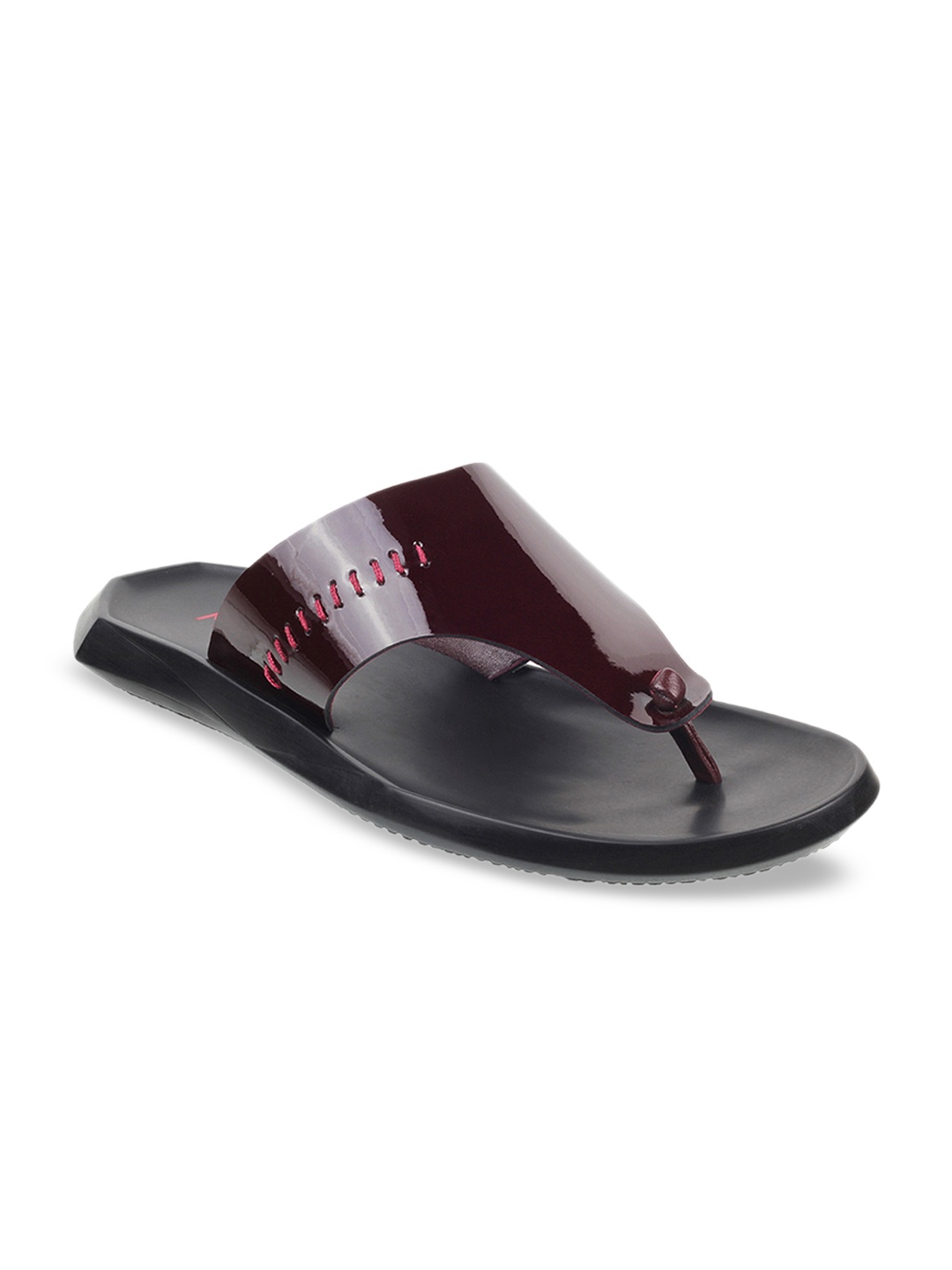 

Metro Men Maroon Comfort Sandals