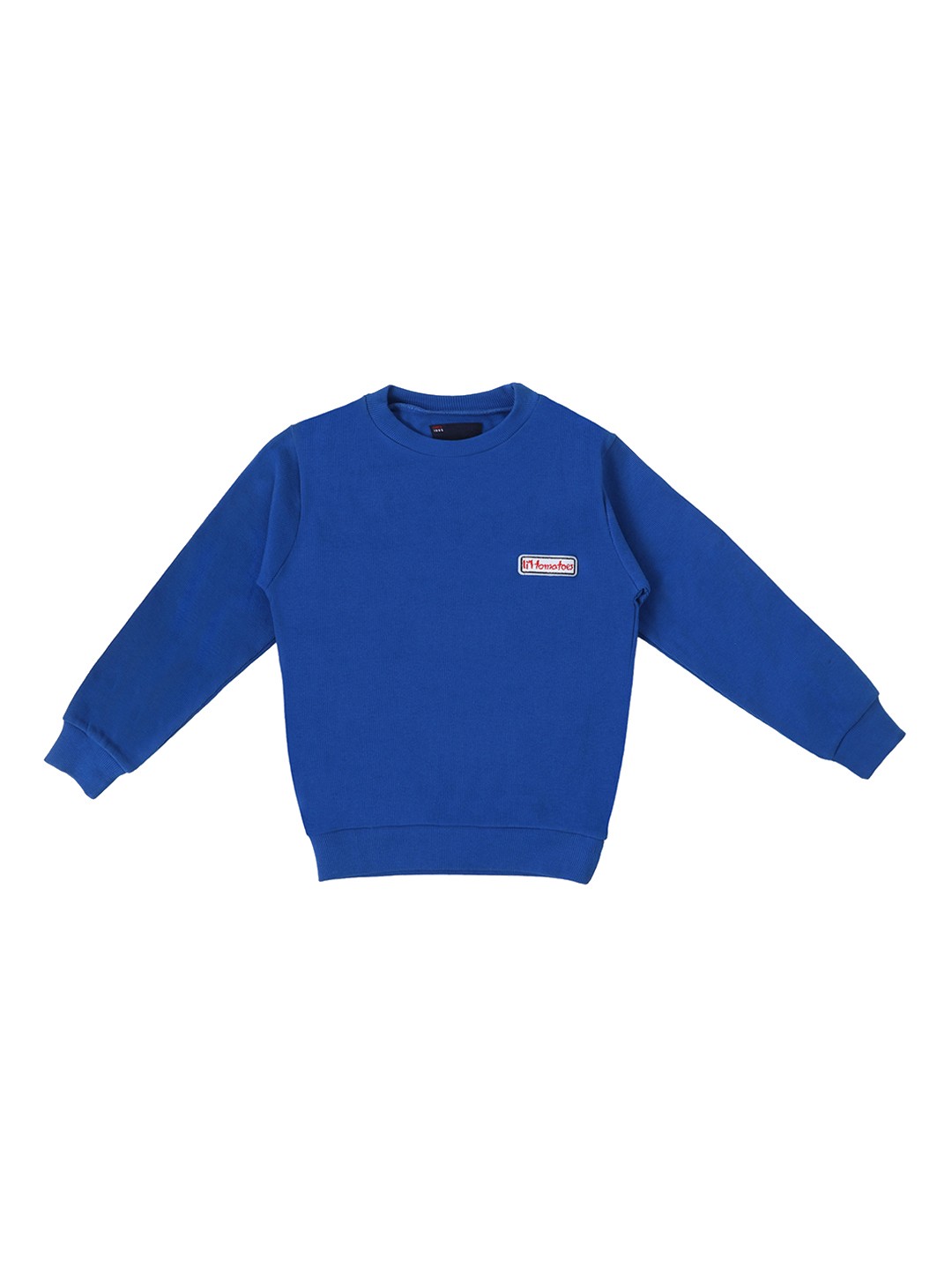 

Lil Tomatoes Boys Blue Solid Sweatshirt