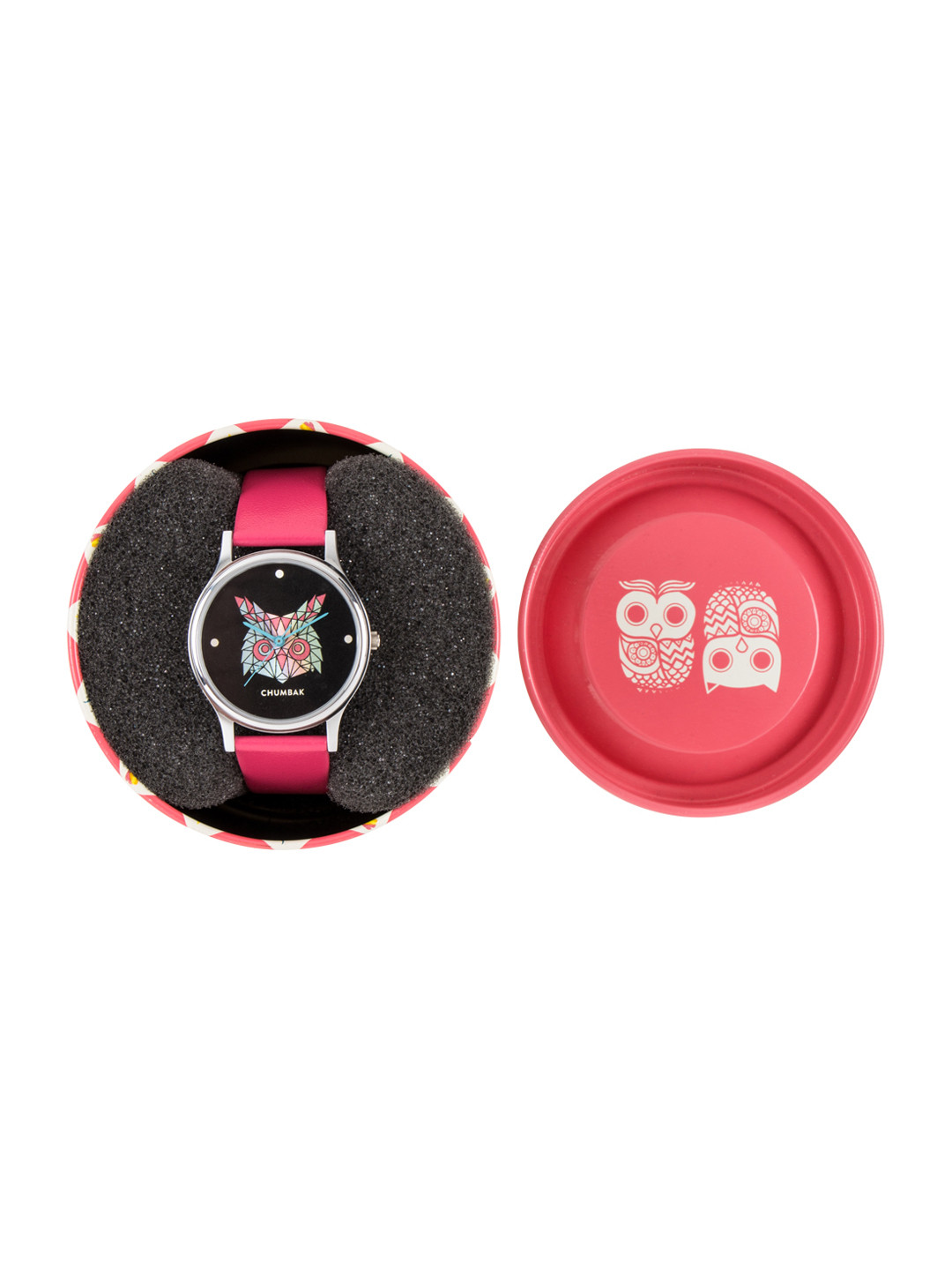 

TEAL BY CHUMBAK Women Black Printed Analogue Watch 8907605089060