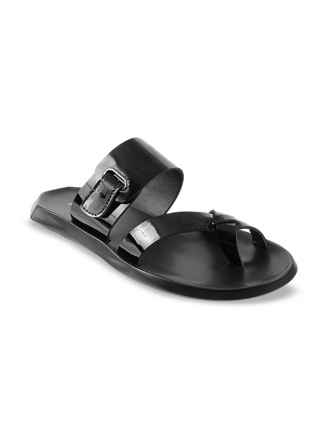 

Metro Men Black Comfort Sandals