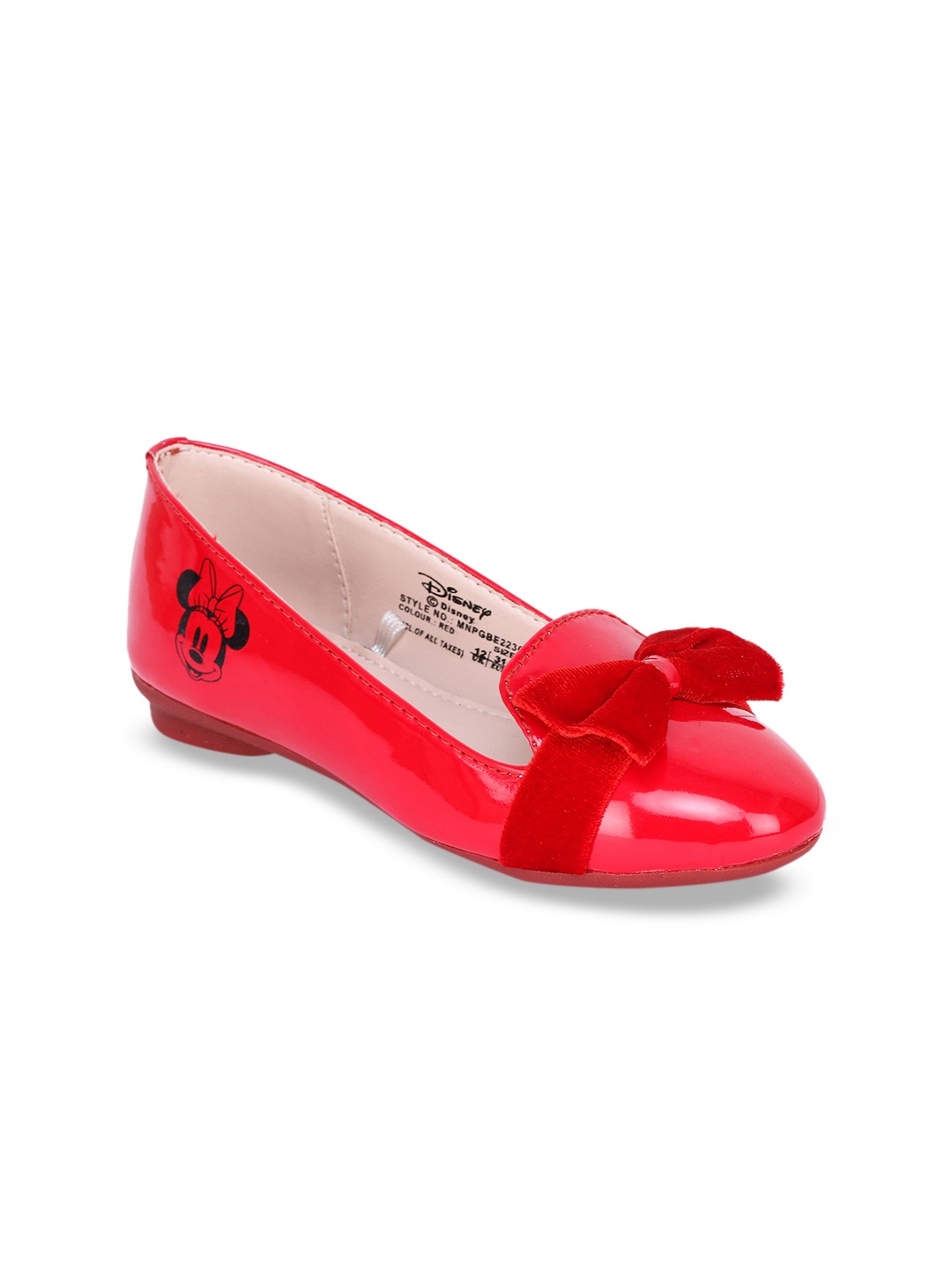 

toothless Red Disney Minnie Solid Ballerinas