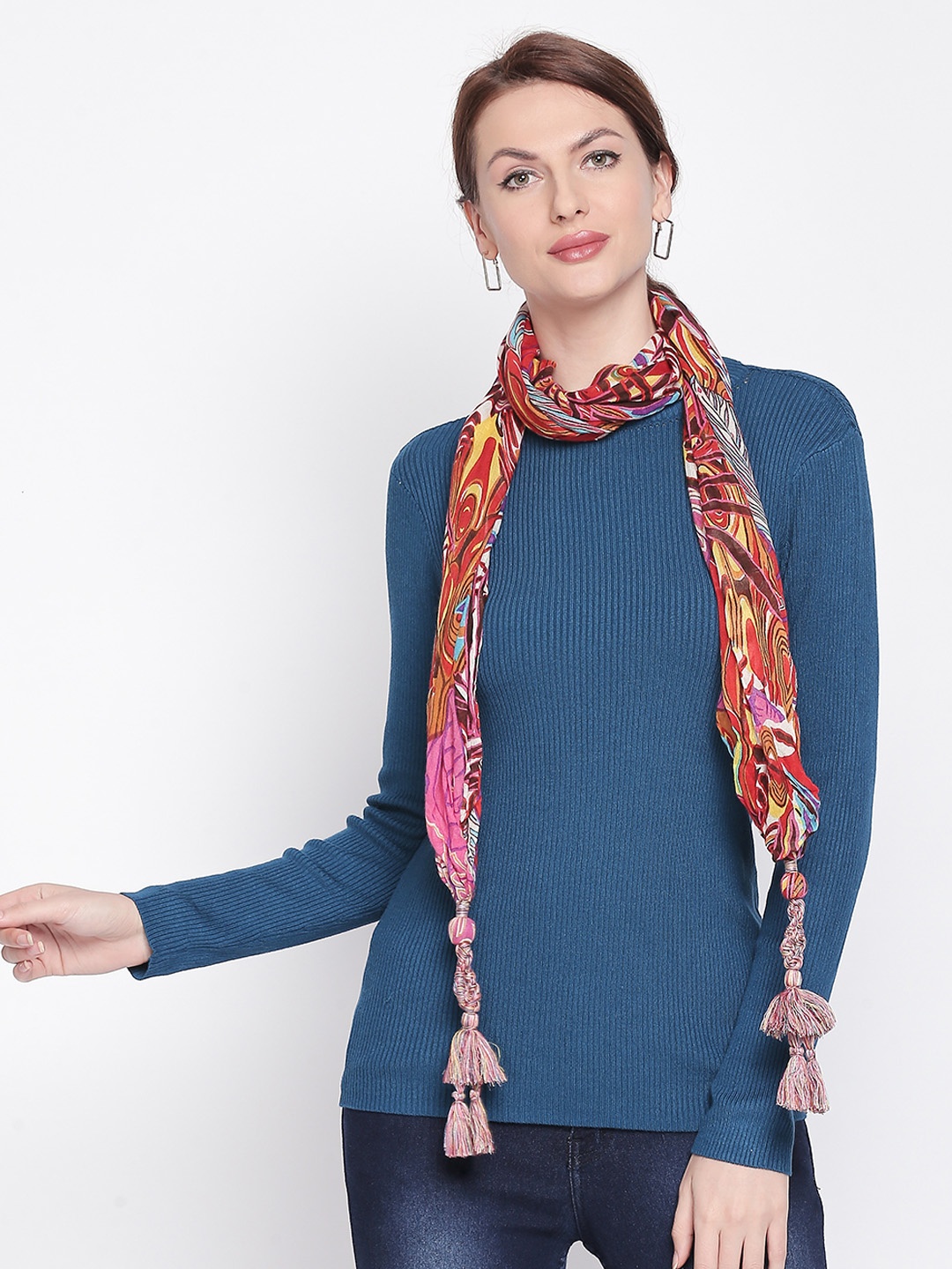 

Style Quotient Women Multicoloured Printed Scarf, Multi