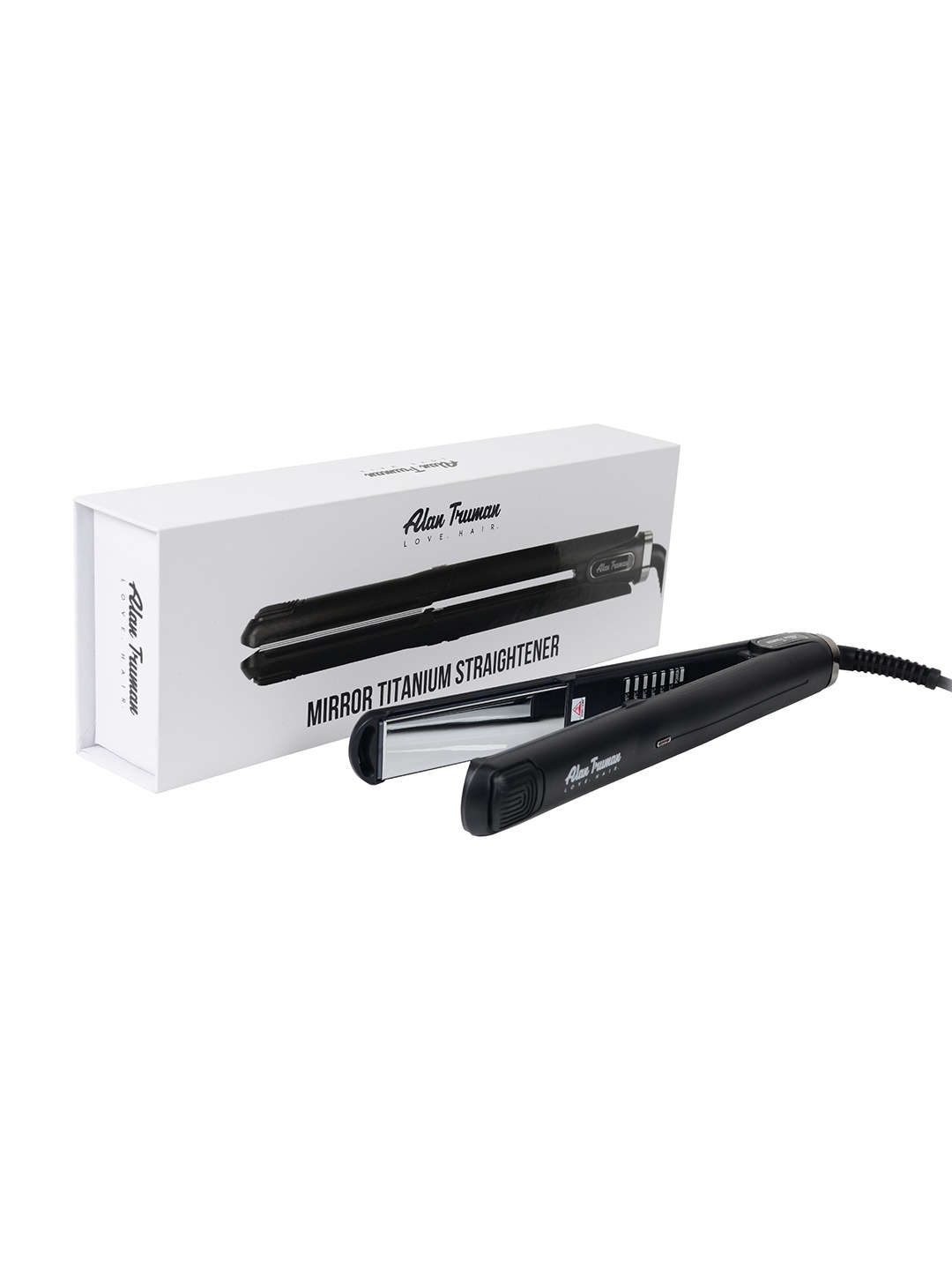

Alan Truman Professional Mirror Titanium Straightener, Black