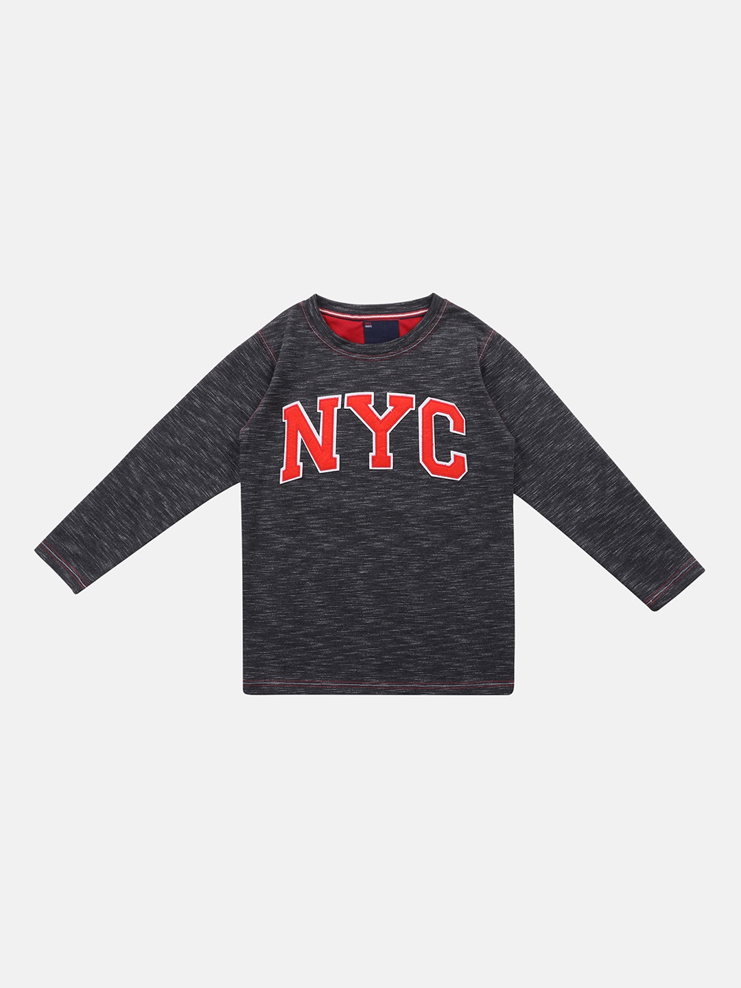 

Lil Tomatoes Boys Charcoal & Red Printed Sweatshirt