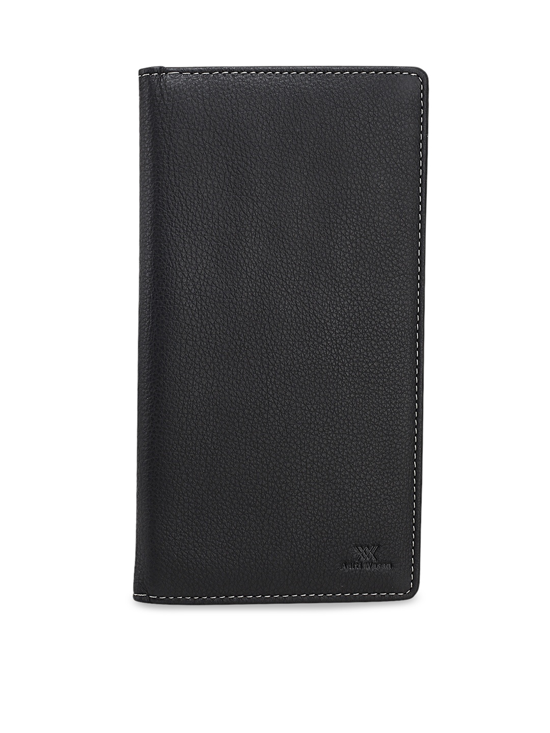 

Aditi Wasan Unisex Black Solid Passport Holder
