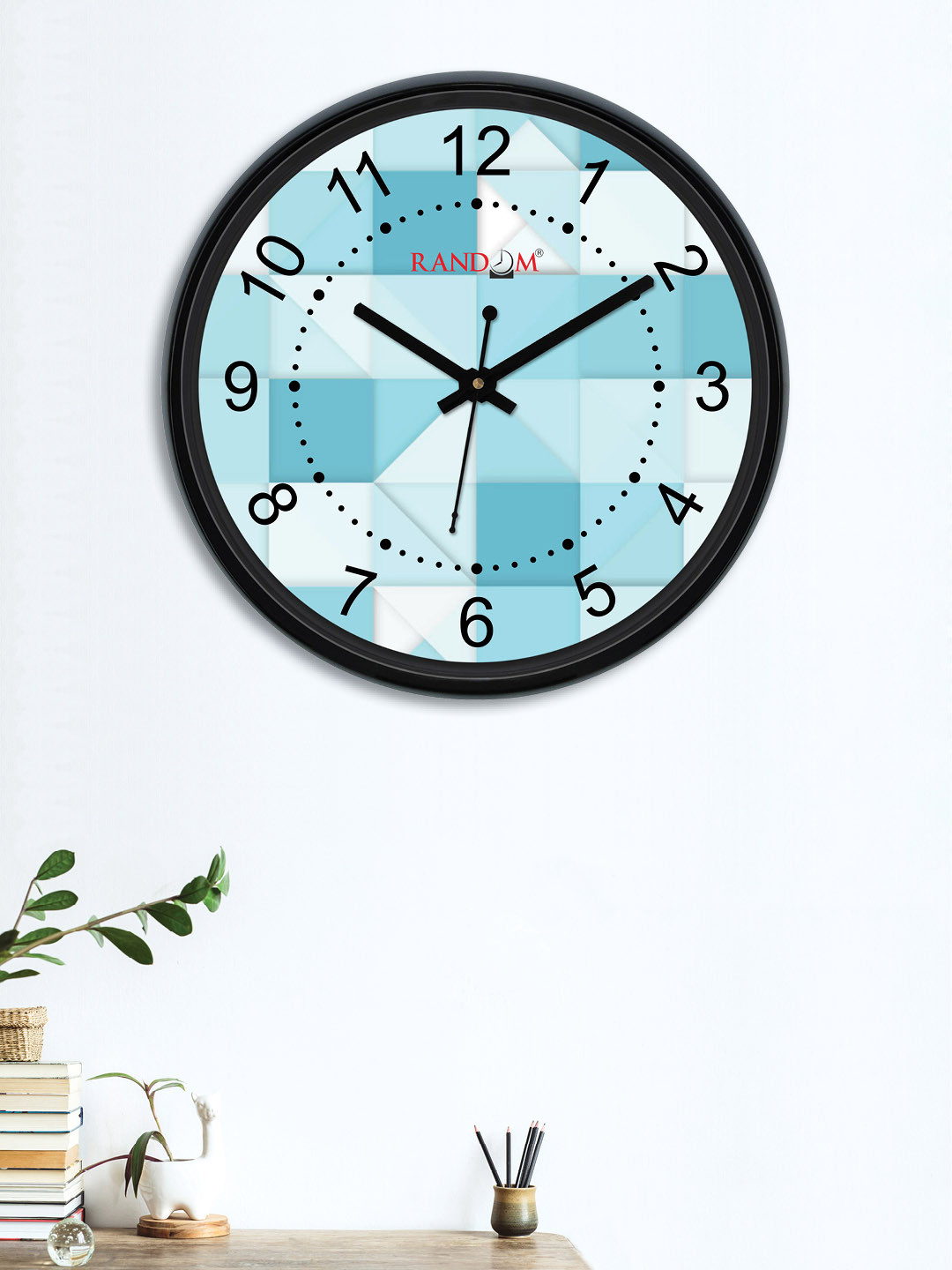 

RANDOM Sea Green Round Printed 30 cm Analogue Wall Clock