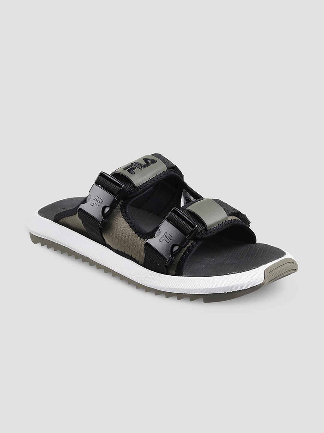 

FILA Men Black & Grey ALTERRO Tech Comfort Sandals