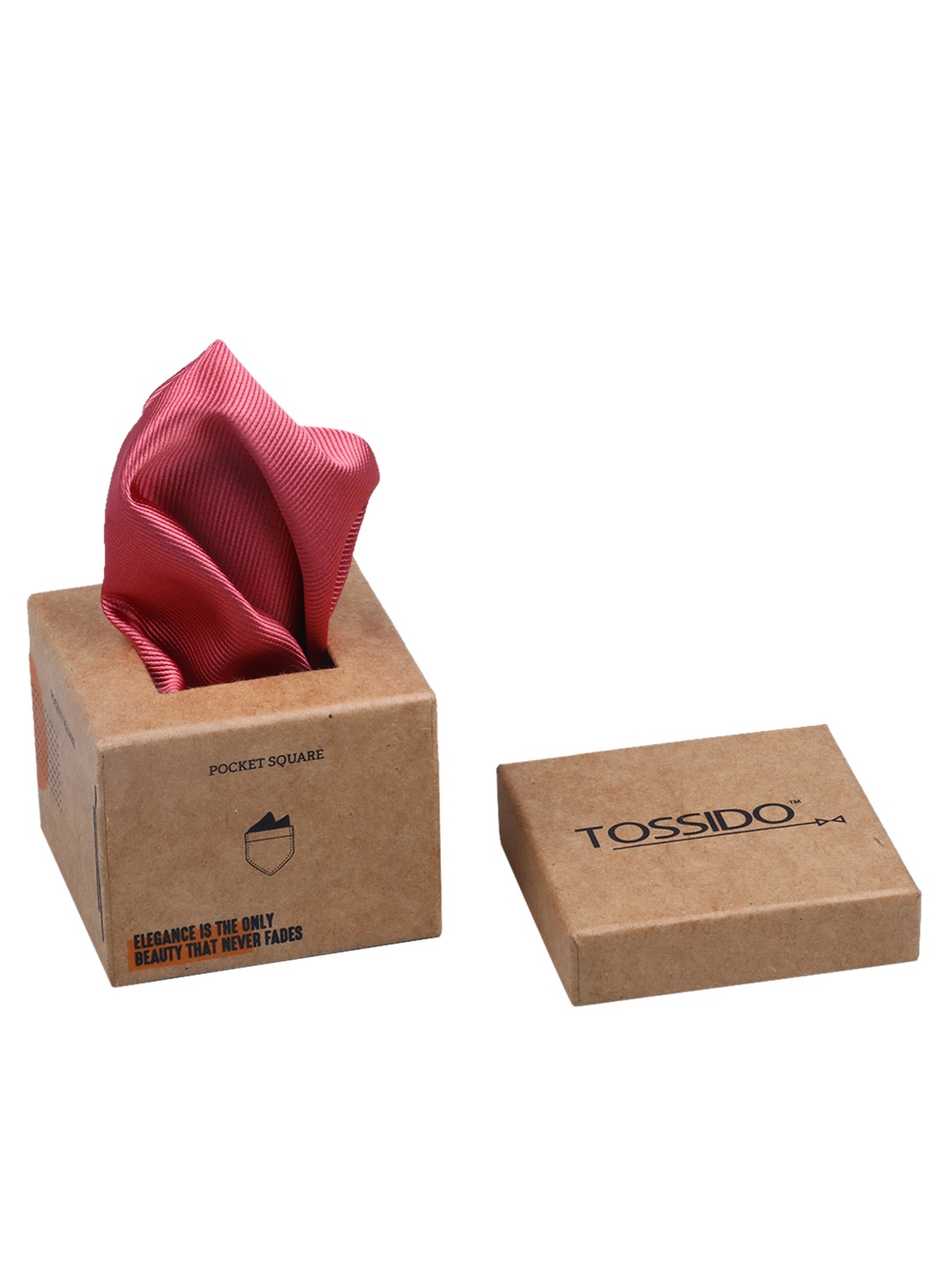 

Tossido Men Maroon Self-Design Pocket Squares