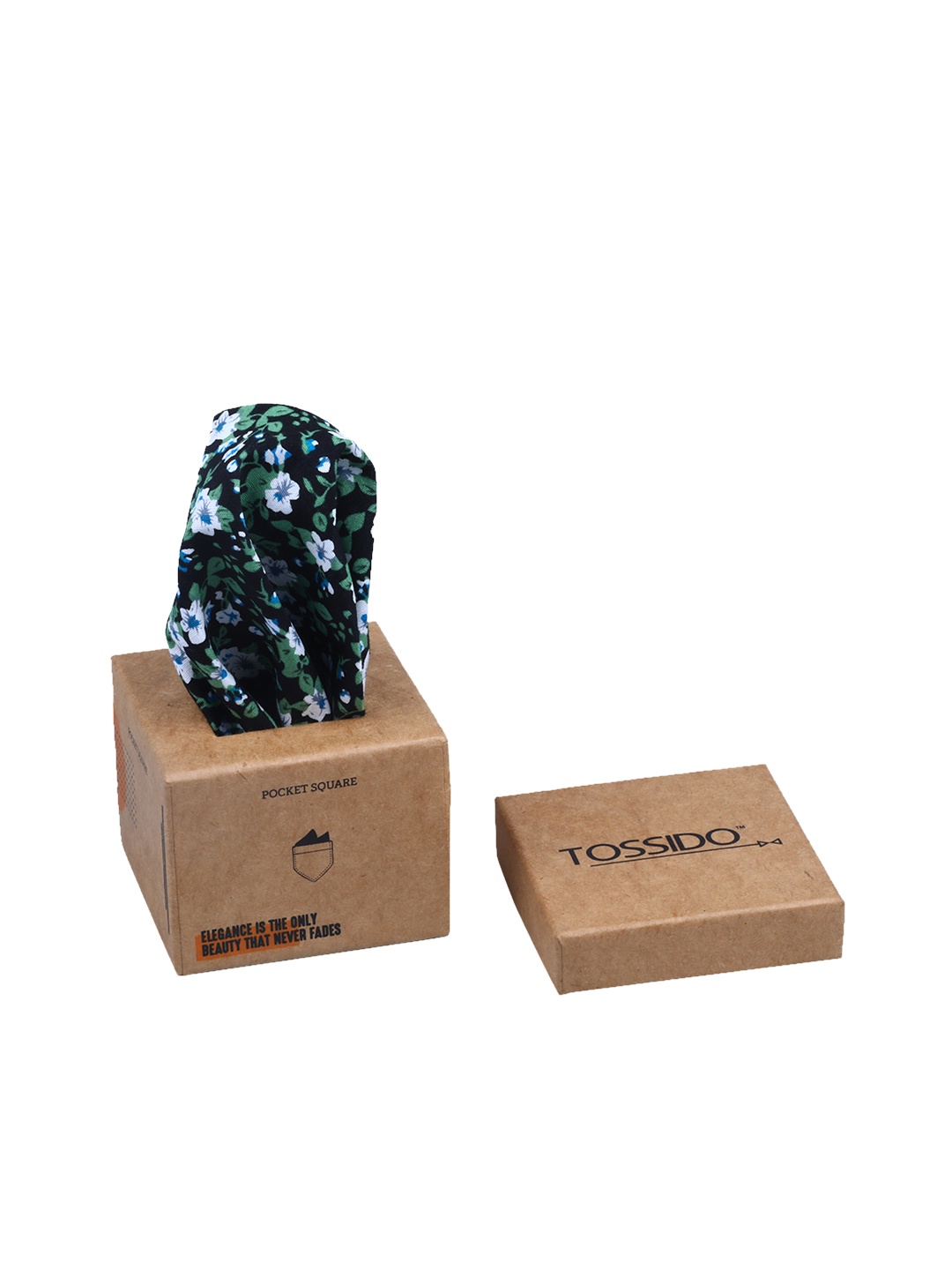 

Tossido Men Black Printed Pocket Squares