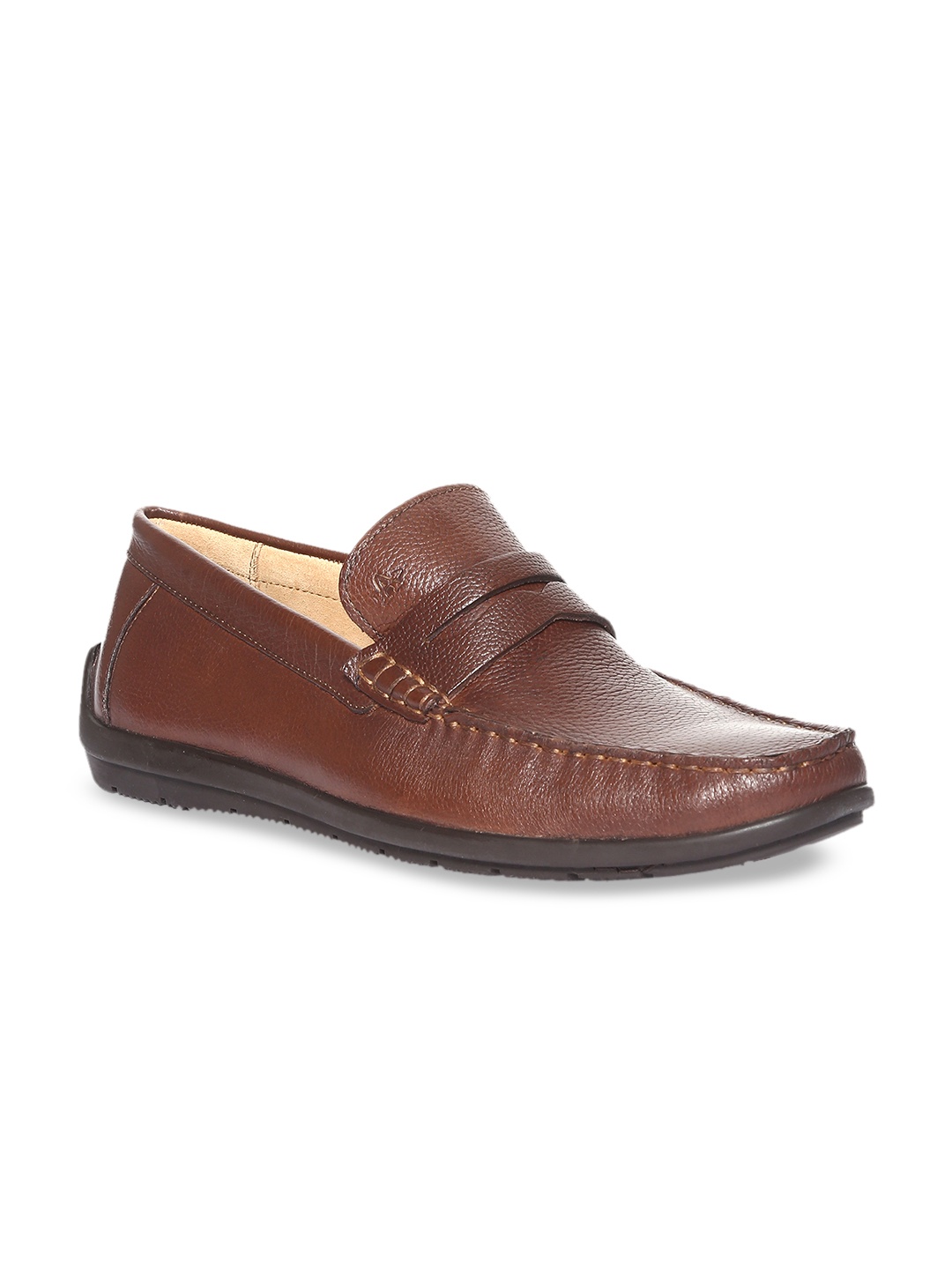 

Arrow Men Tan Brown Leather Loafers