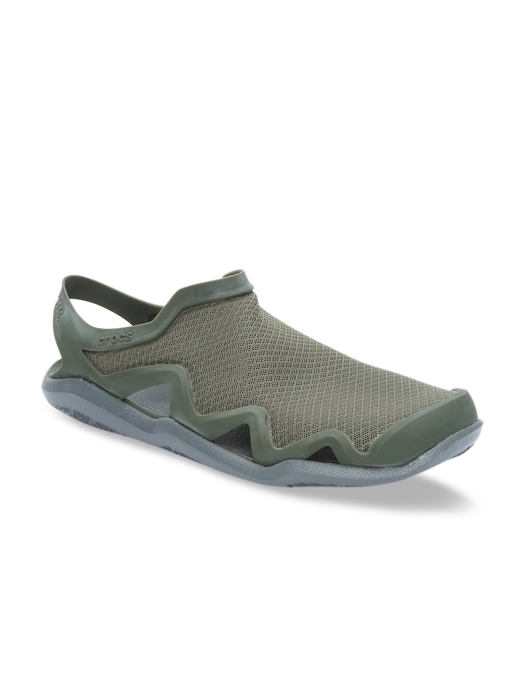 

Crocs Swiftwater Men Olive Green Sandals
