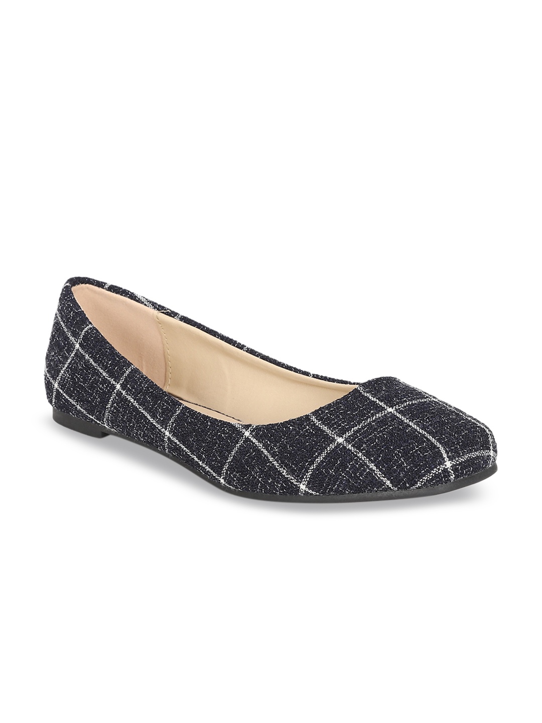 

Van Heusen Woman Navy Blue Printed Ballerinas