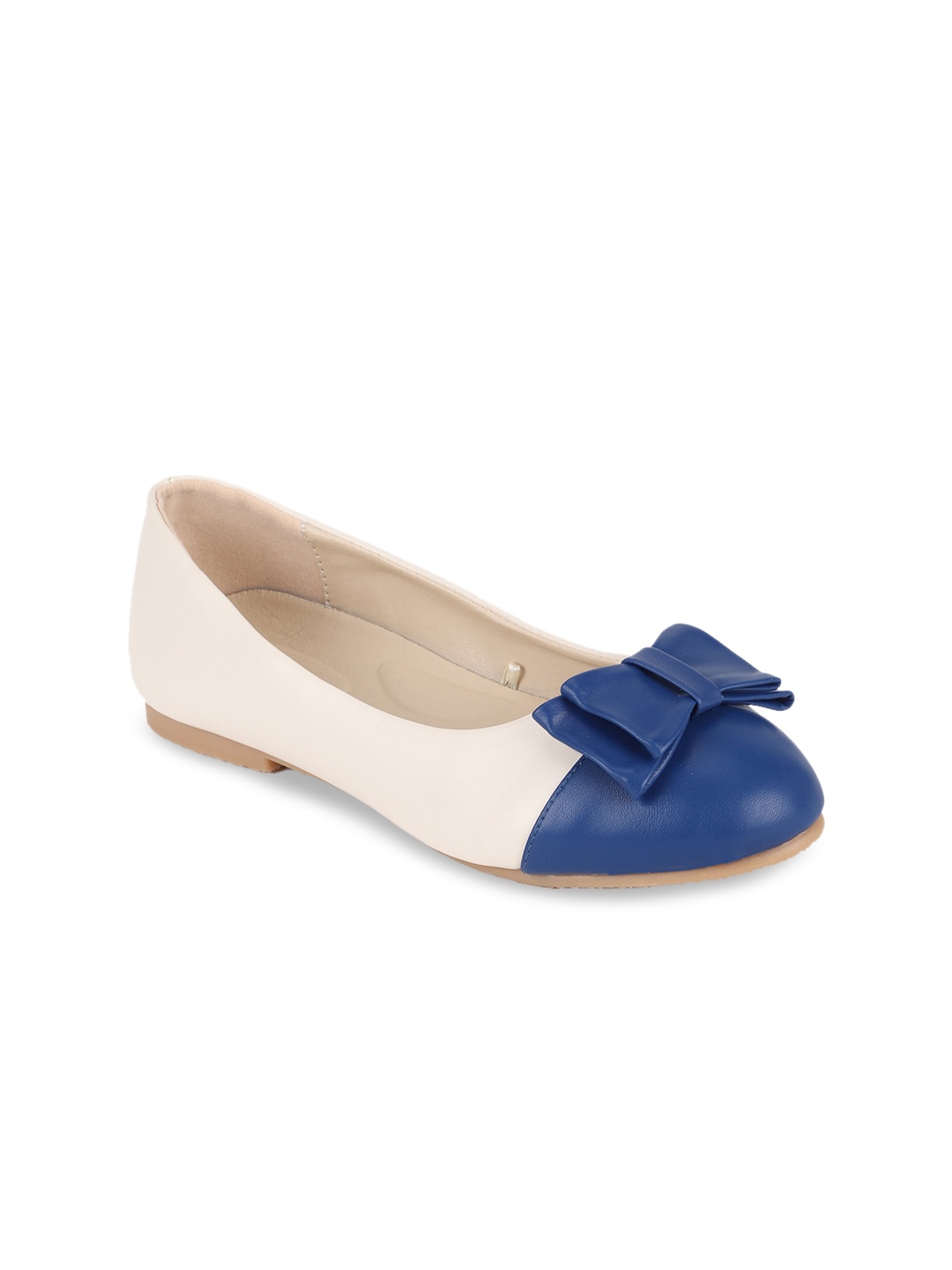 

Van Heusen Woman Beige Colourblocked Ballerinas