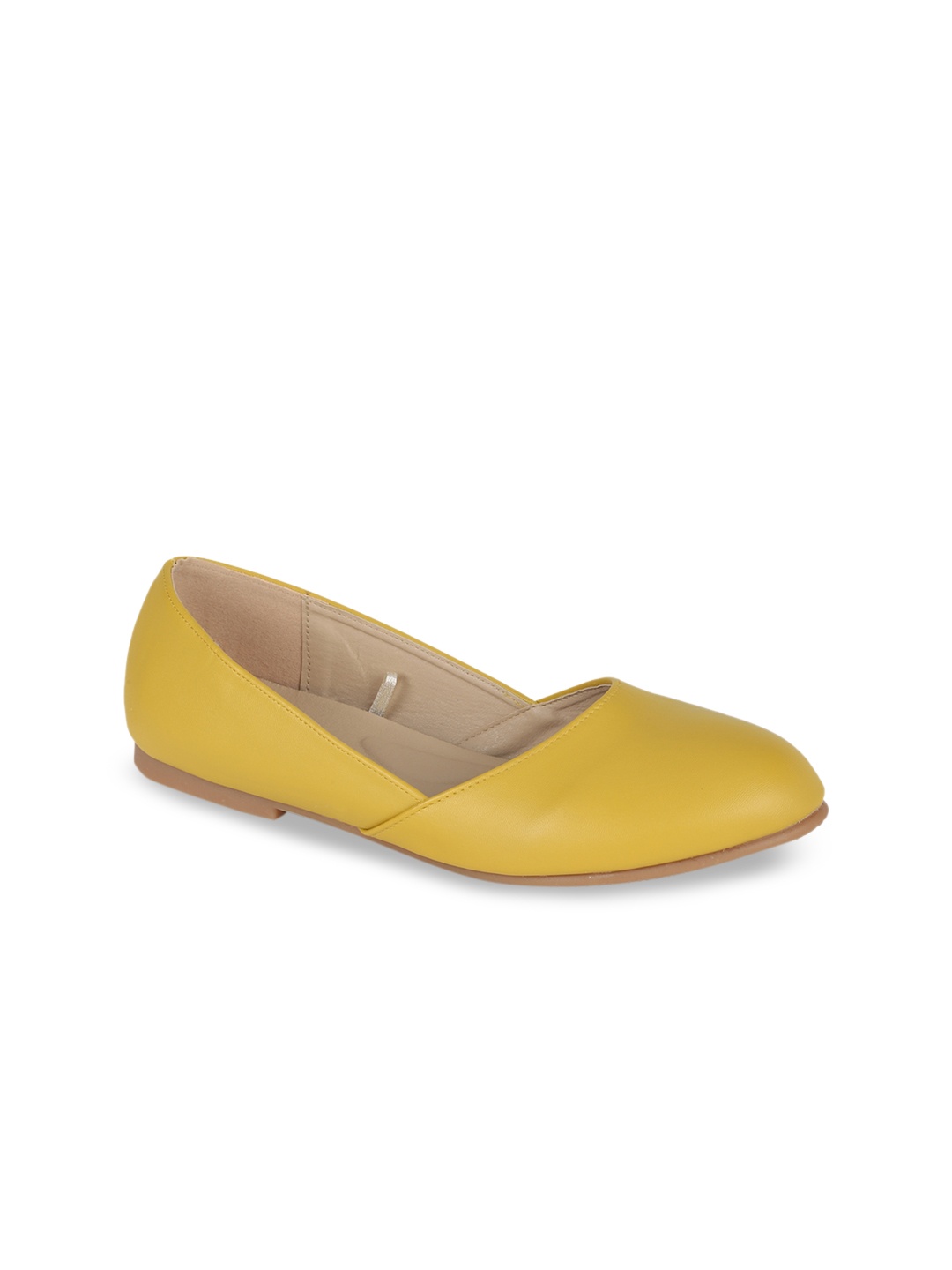 

Van Heusen Woman Yellow Solid Ballerinas