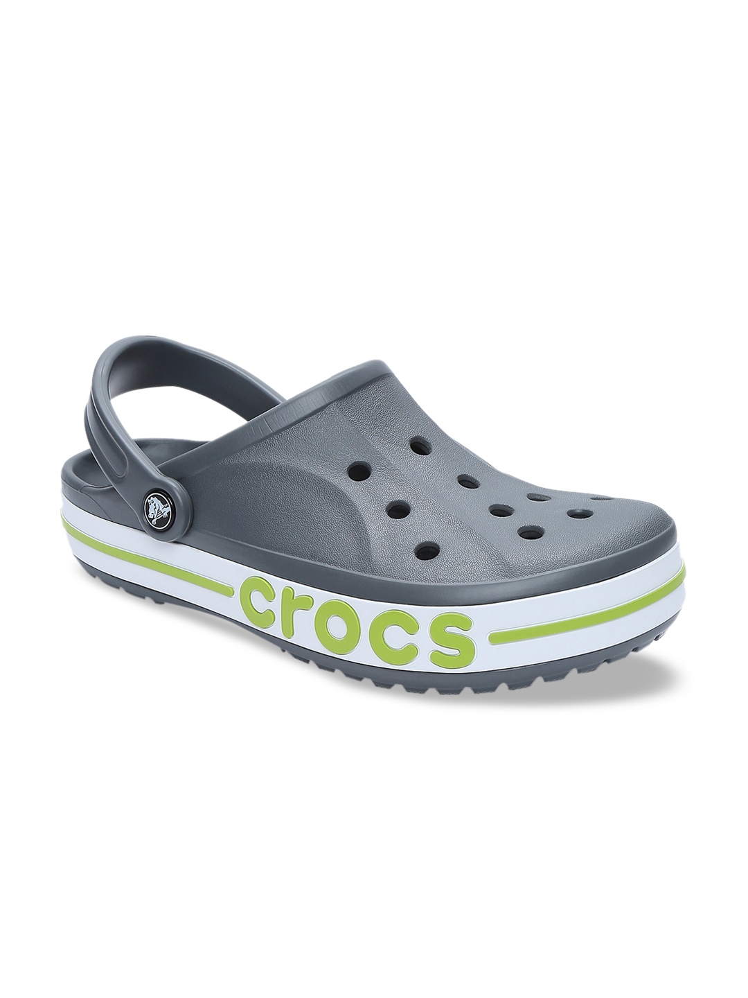 

Crocs Bayaband Boys Grey & Green Clogs