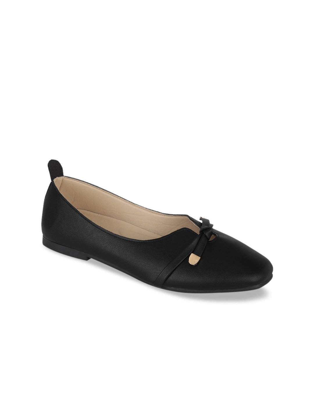 

Van Heusen Women Black Solid Ballerinas