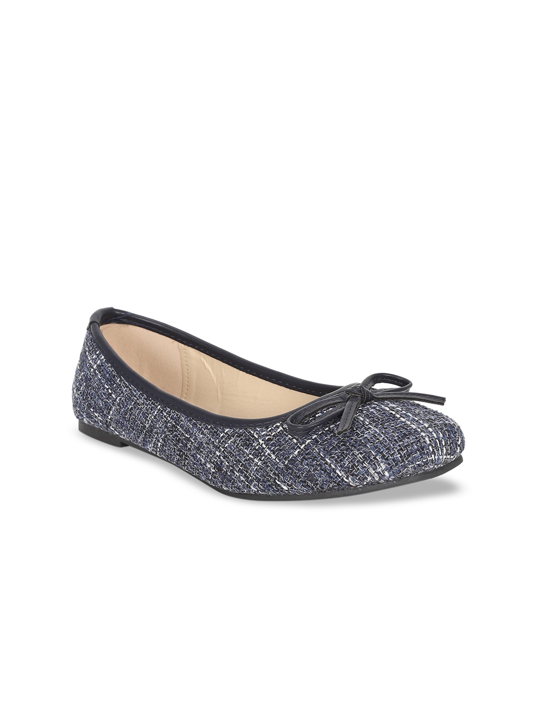 

Van Heusen Woman Navy Blue Solid Ballerinas