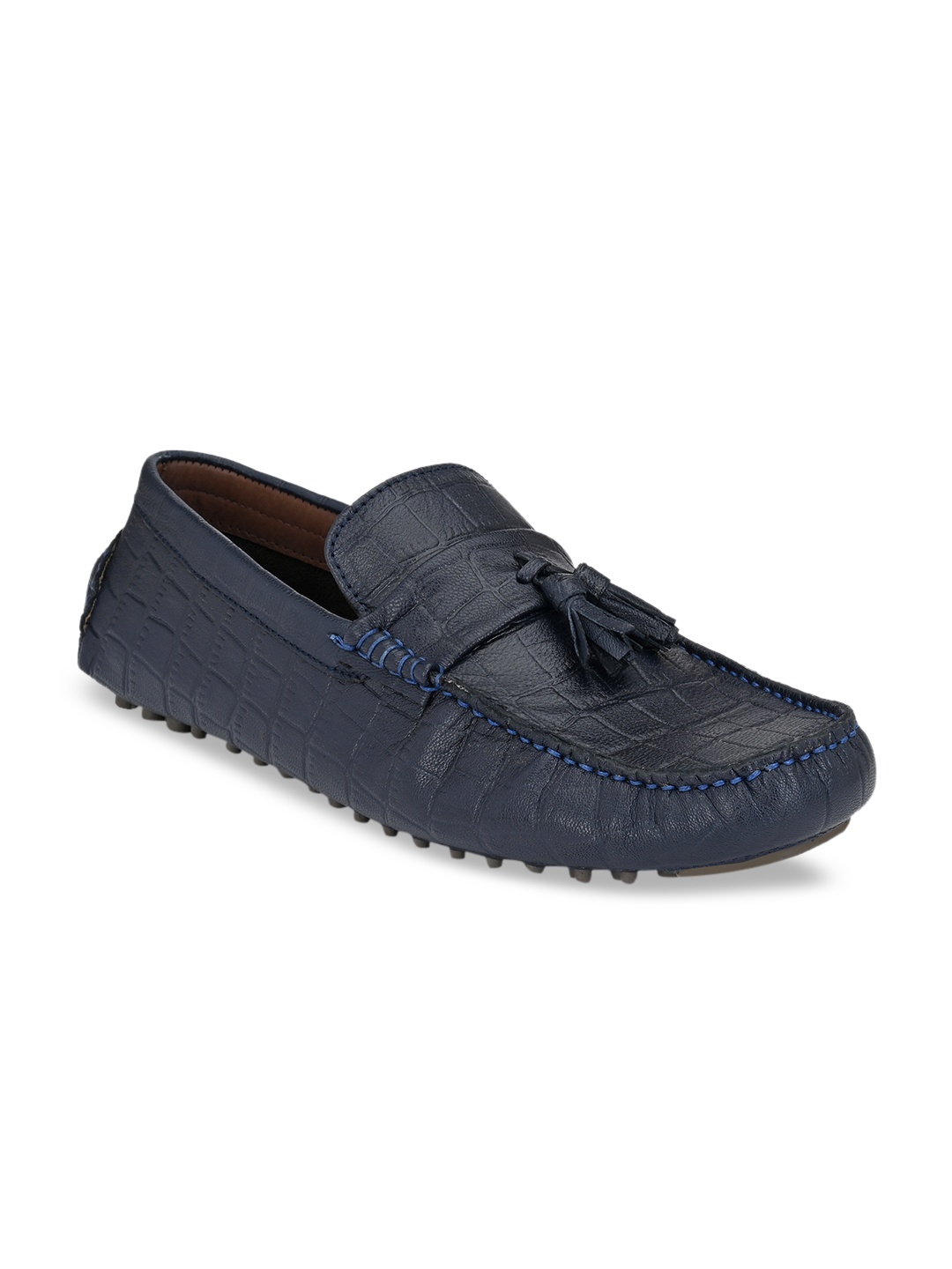

San Frissco Men Blue Driving Shoes