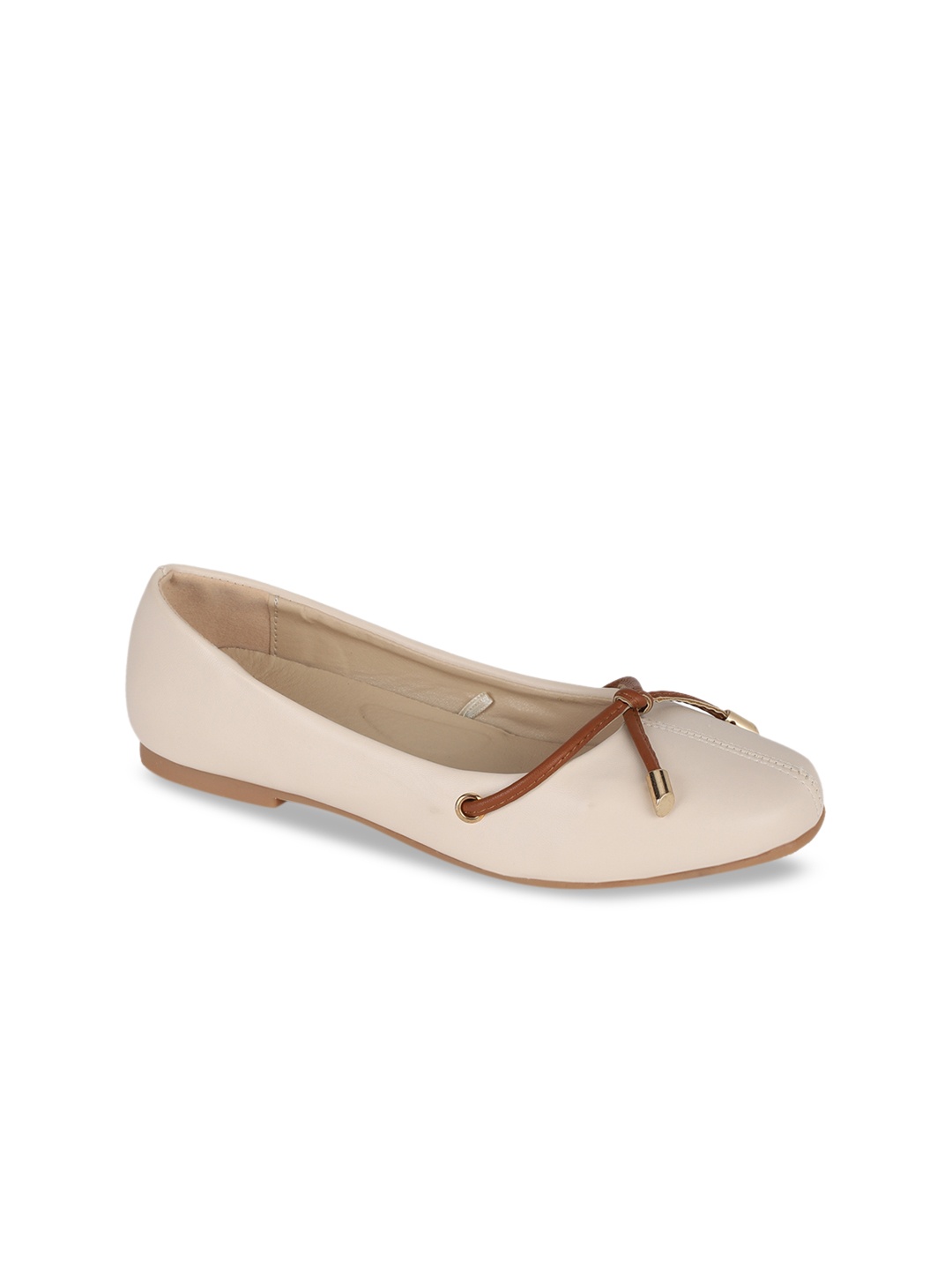 

Van Heusen Woman Beige Solid Ballerinas