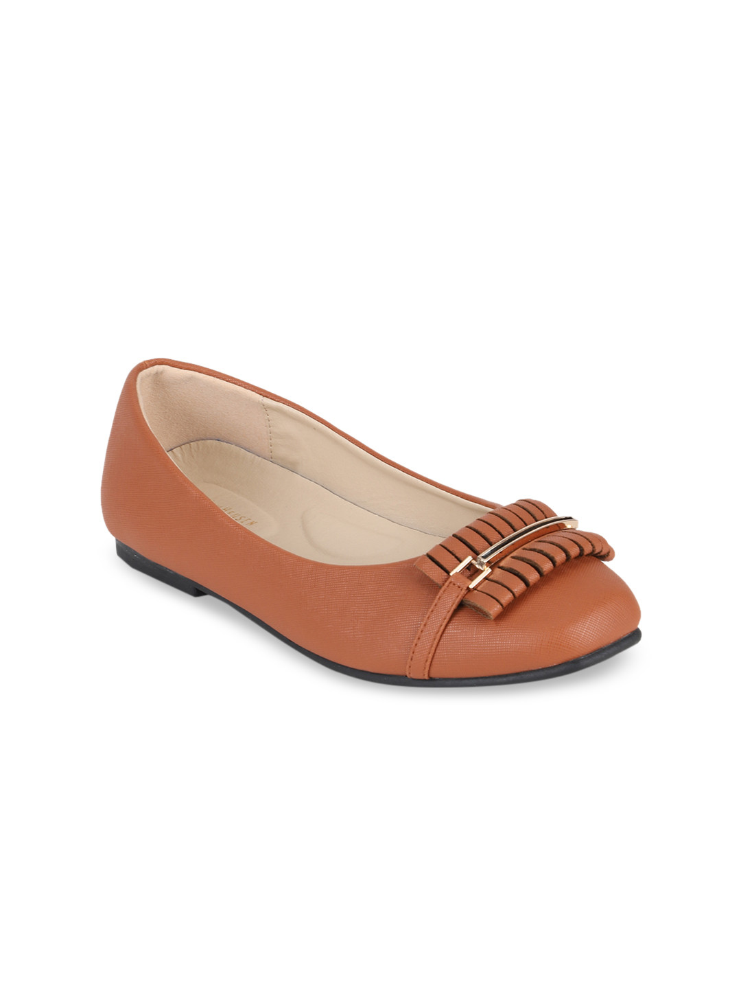 

Van Heusen Woman Brown Embellished Ballerinas