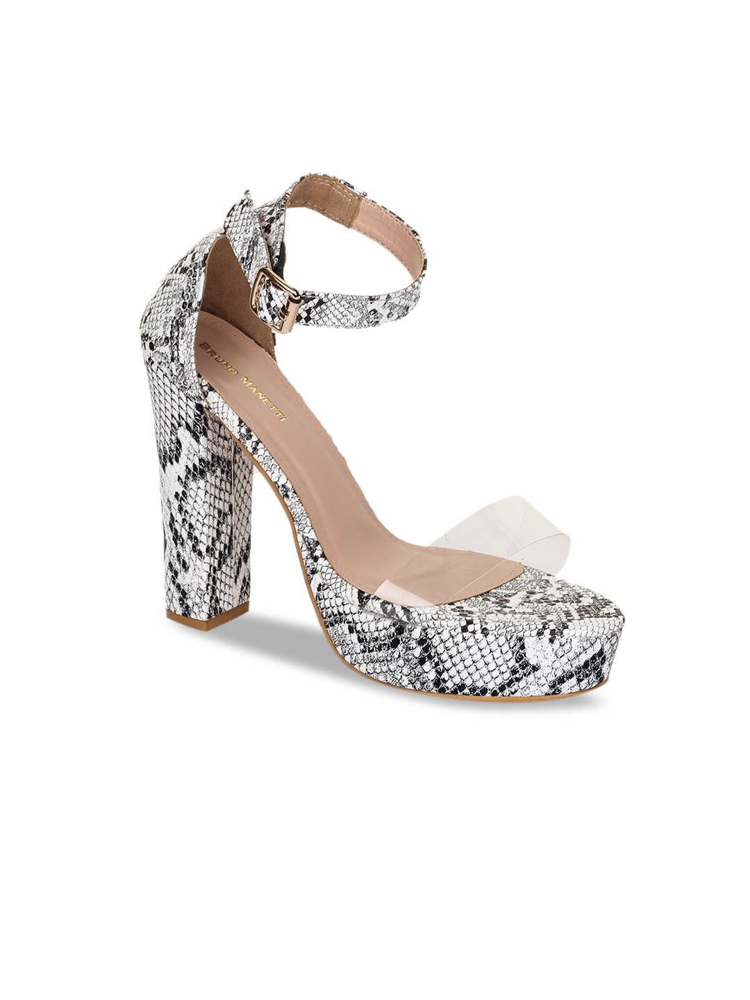 

Bruno Manetti Women White Solid Heels
