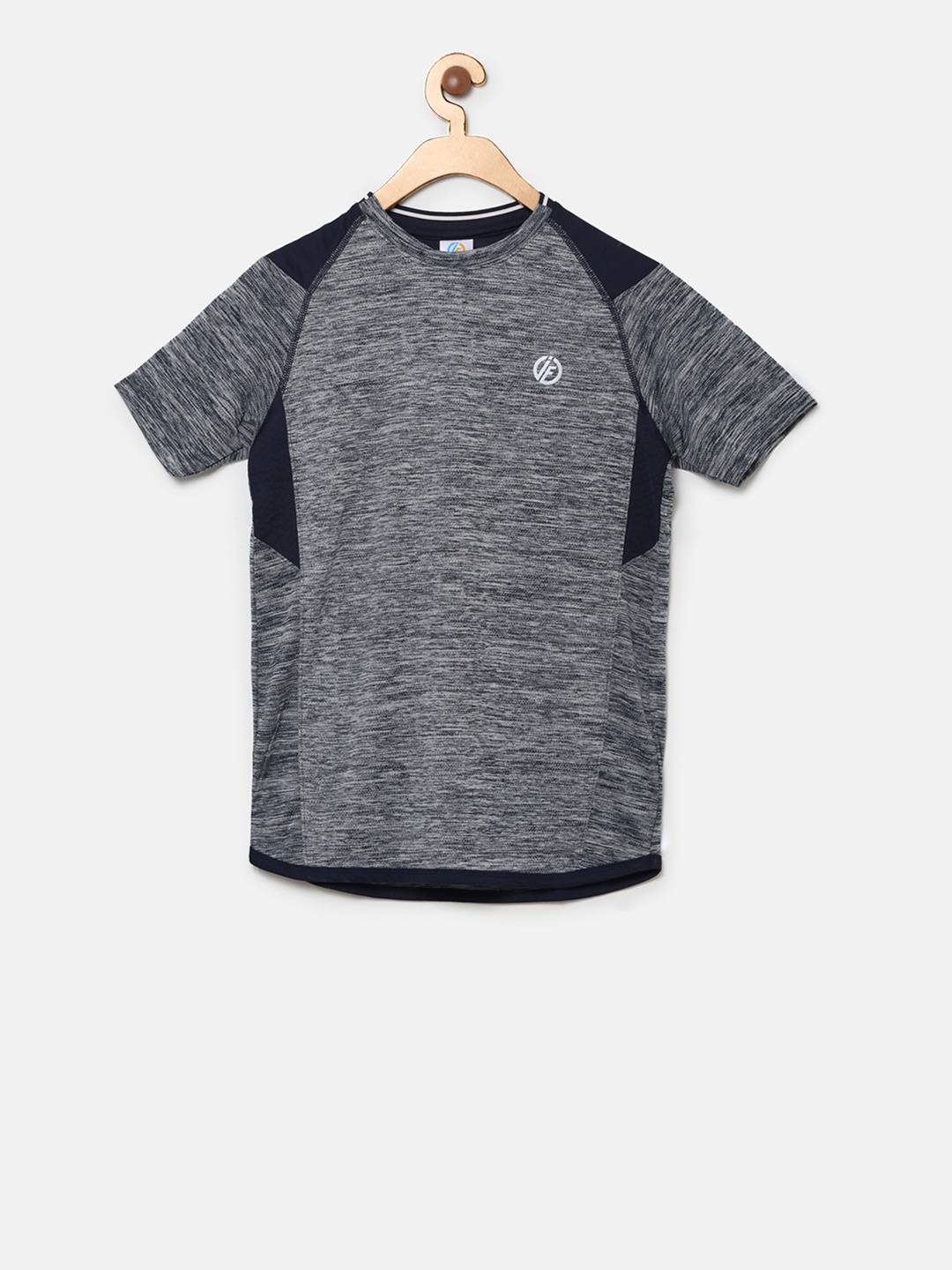 

Instafab Boys Blue Solid Round Neck T-shirt