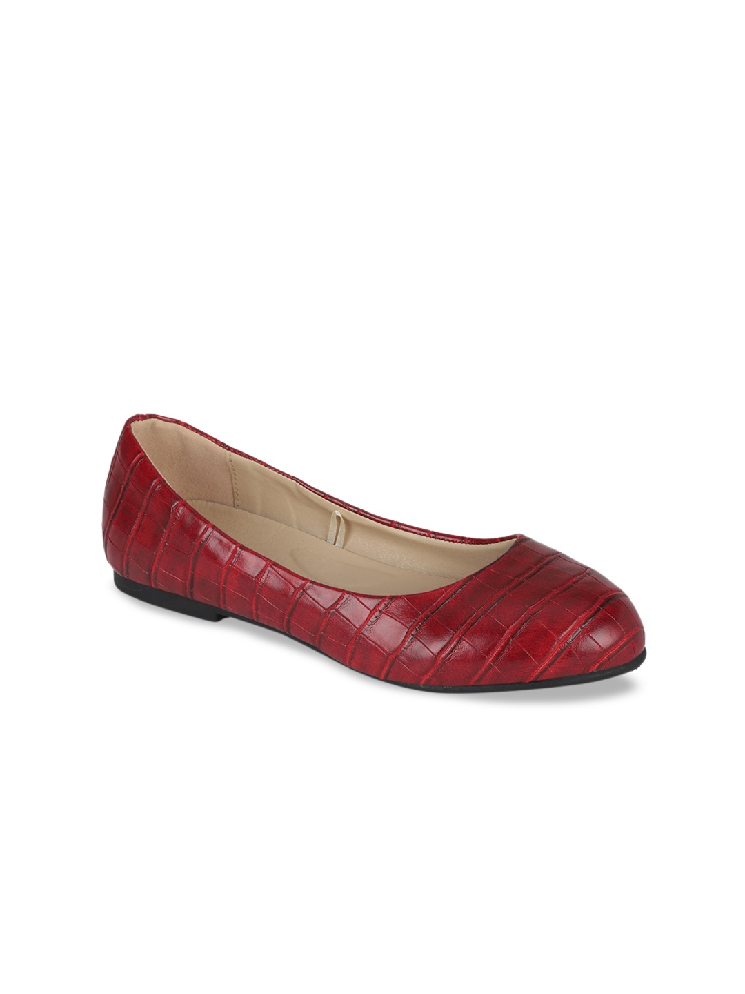 

Van Heusen Woman Red Textured Ballerinas