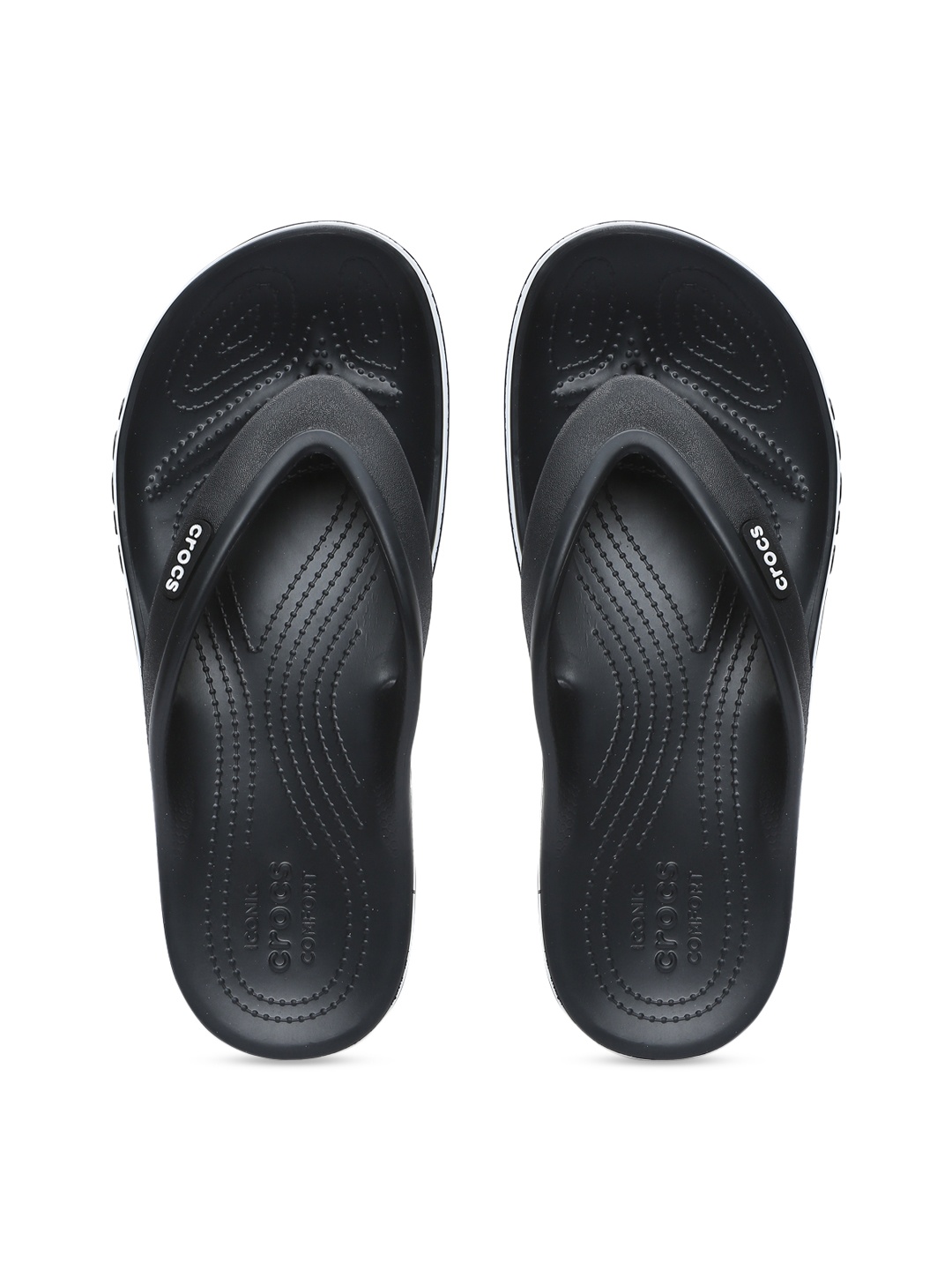 

Crocs Bayaband Unisex Black Solid Thong Flip-Flops