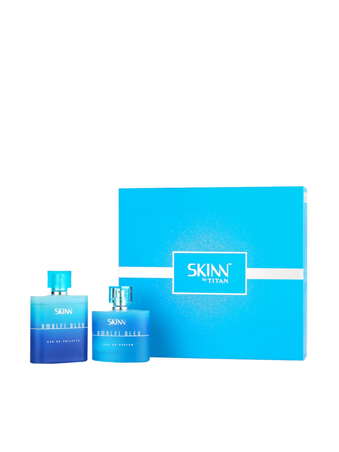 

SKINN by Titan Set of 2 EDT Fragrances Amalfi Bleu- 200 ml, Blue
