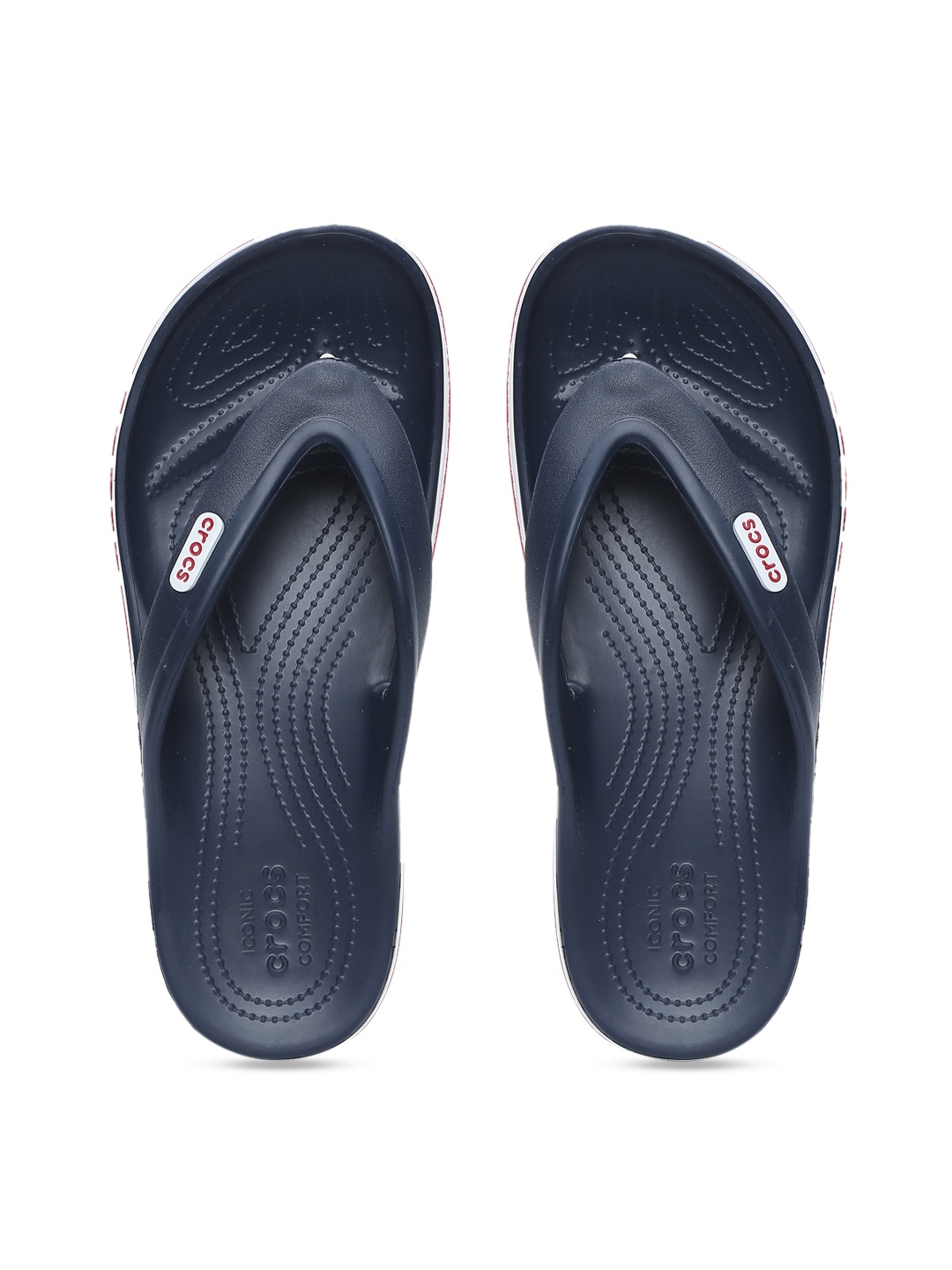 

Crocs Unisex Blue Solid Bayaband Thong Flip-Flops