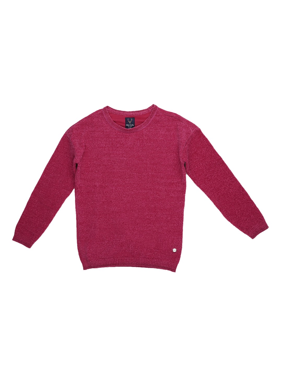 

Allen Solly Junior Girls Pink Solid Sweater