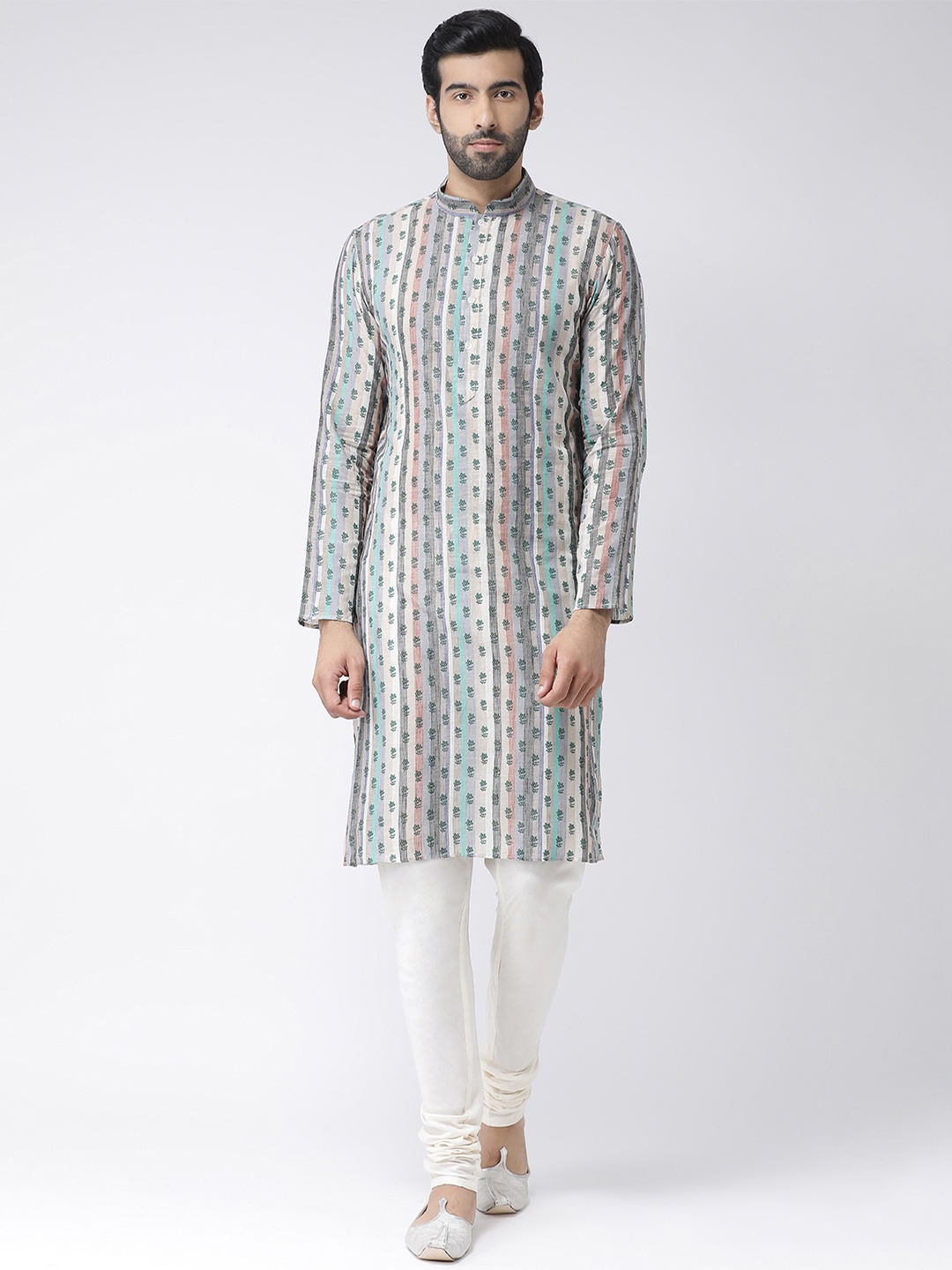 

KISAH Men Multicoloured Printed Straight Kurta, Multi