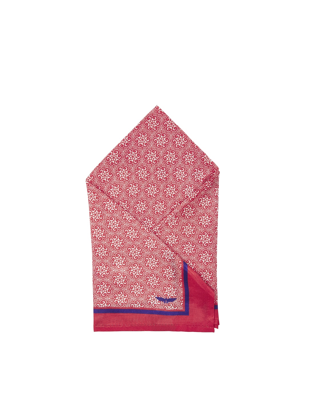 

Park Avenue Men Pink Printed Pocket Square, Fuchsia