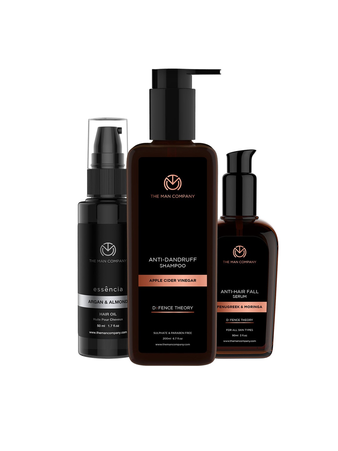 

THE MAN COMPANY Men Hair Grooming Kit, Black
