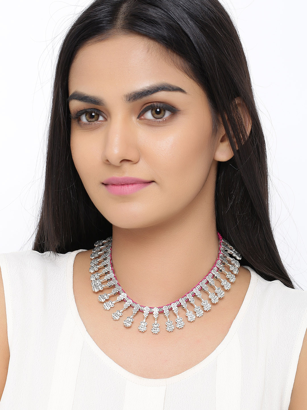 

Silvermerc Designs Silver-Plated Handcrafted Necklace