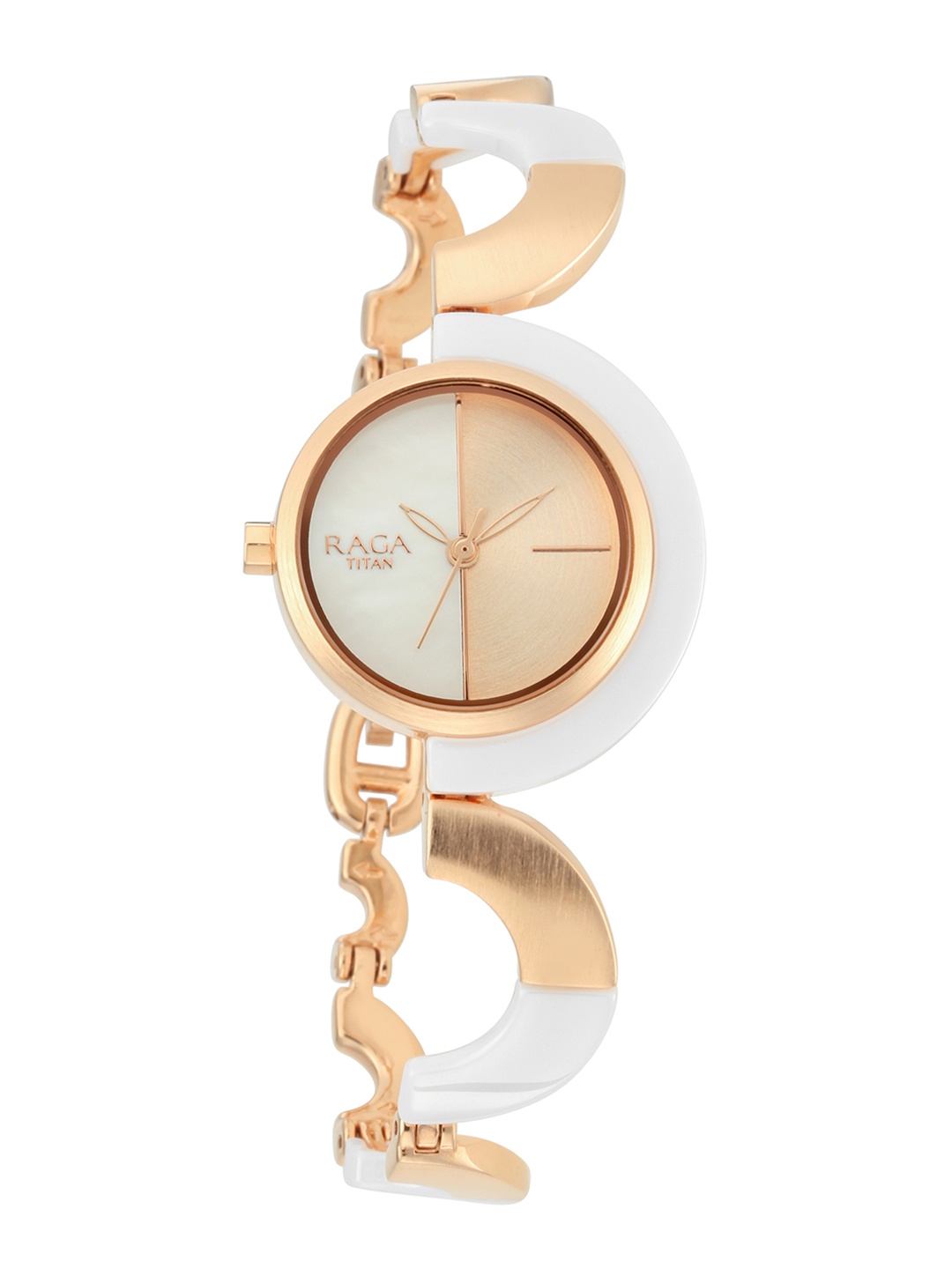 

Titan Raga Facets Women Off White Analogue watch 95115KD01