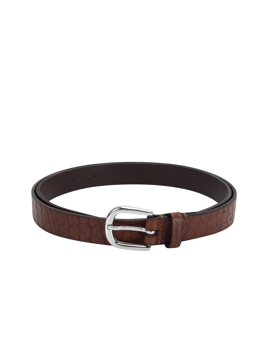 

Aditi Wasan Women Brown Textured Leather Belt