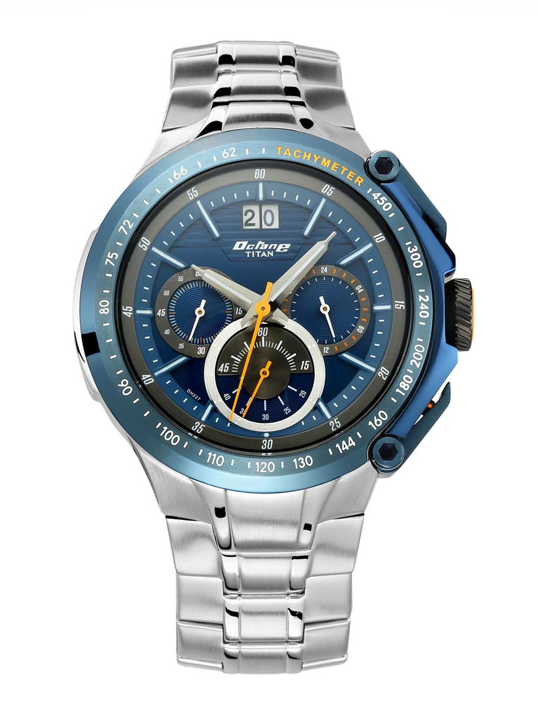 

Titan Men Blue Analogue Watch 1765KM02